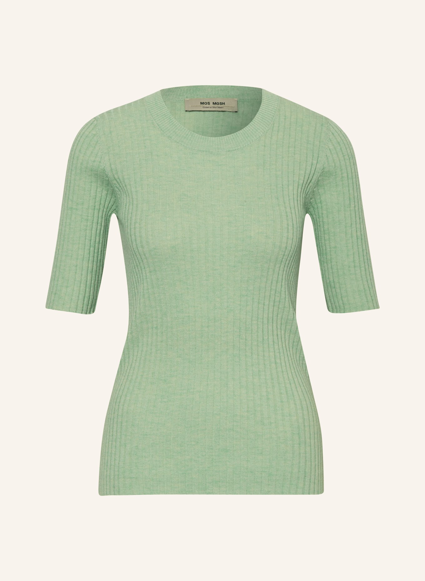 MOS MOSH Knit shirt MMRELENA, Color: LIGHT GREEN (Image 1)