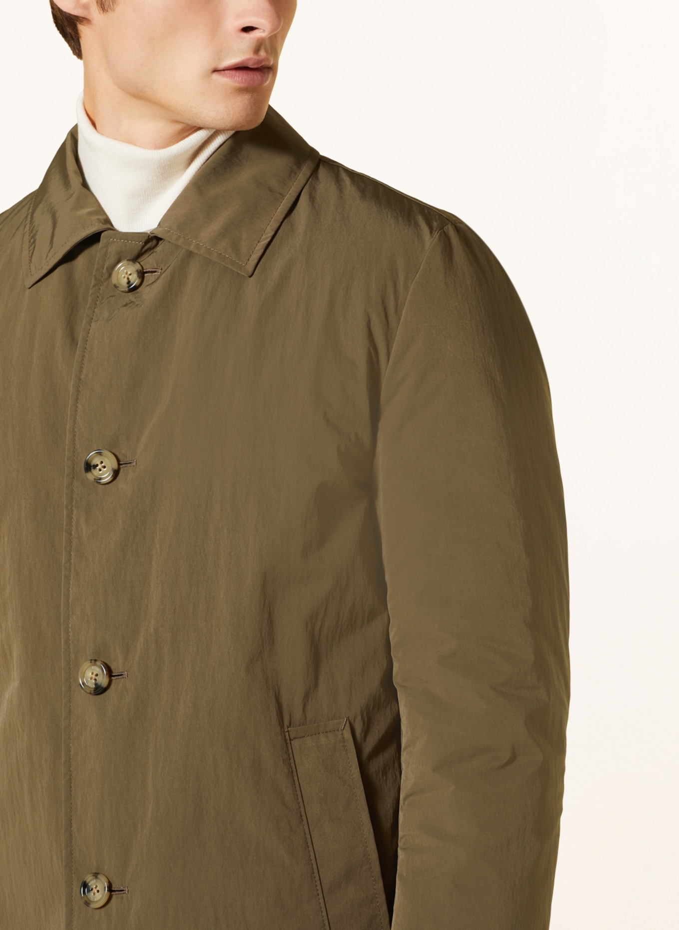 BOSS Mantel CAM mit herausnehmbarer Blende, Farbe: DUNKELBRAUN (Bild 4)