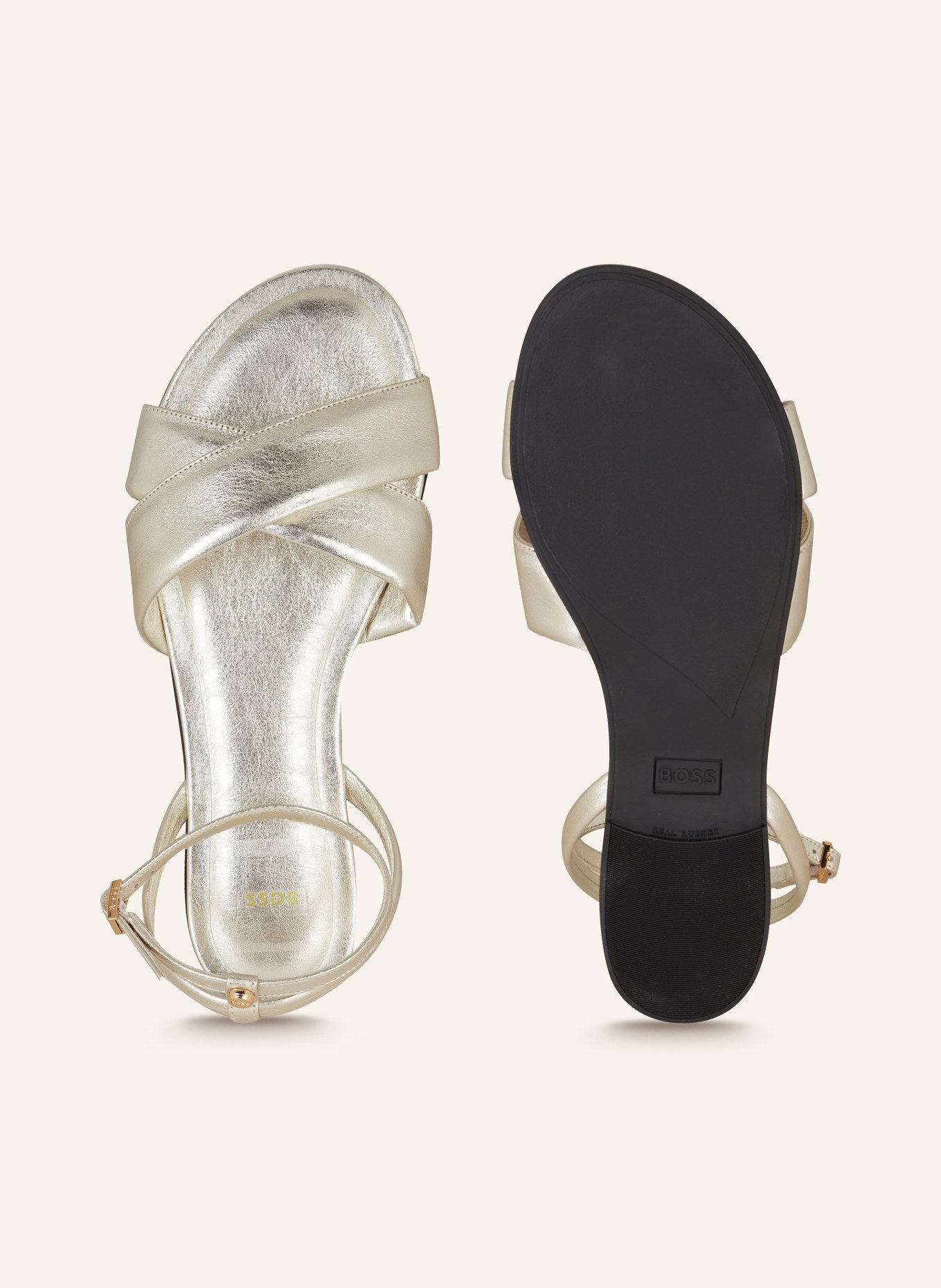 BOSS Sandals MILLIE, Color: SILVER (Image 5)