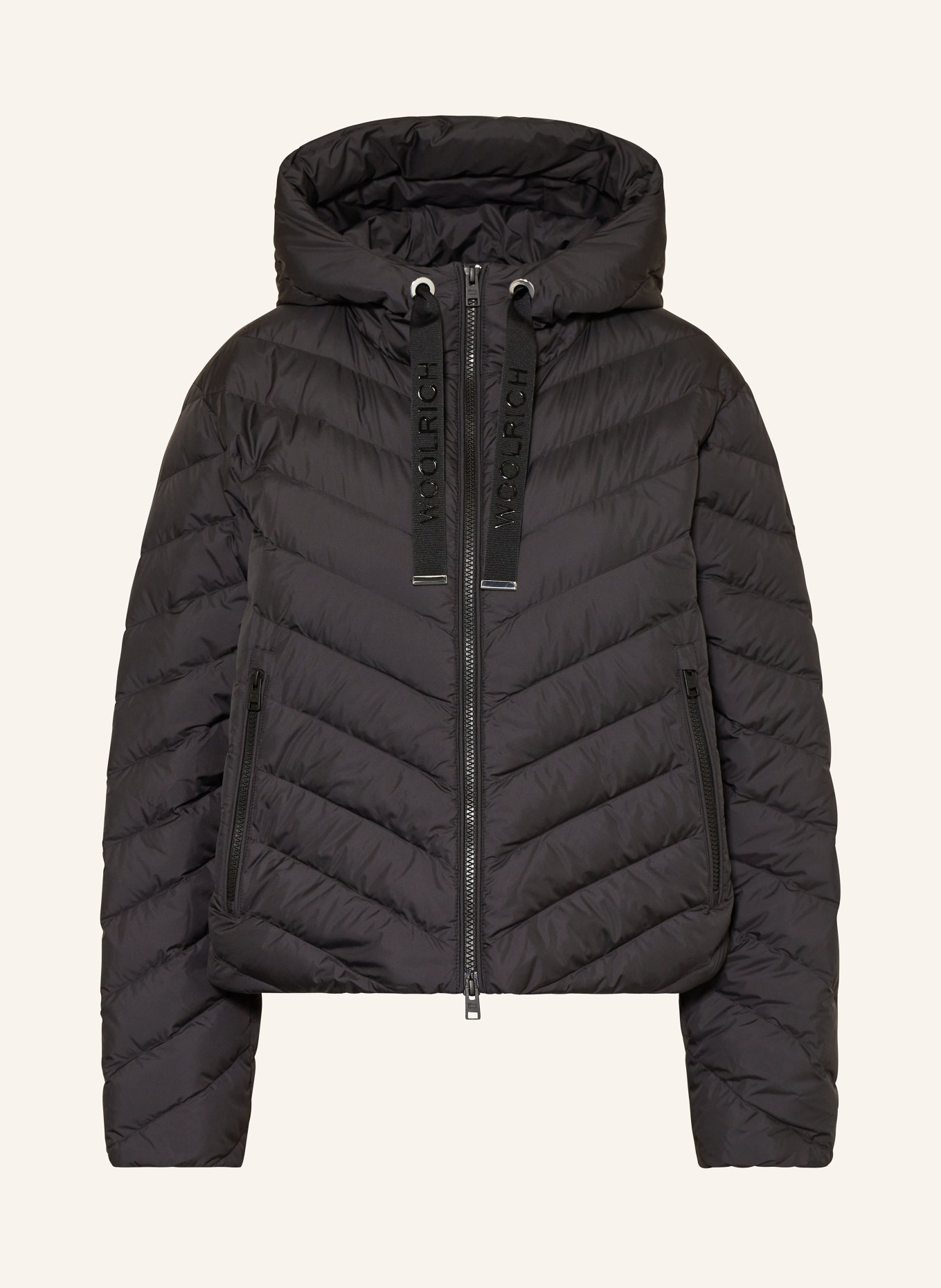 WOOLRICH Down jacket, Color: BLACK (Image 1)