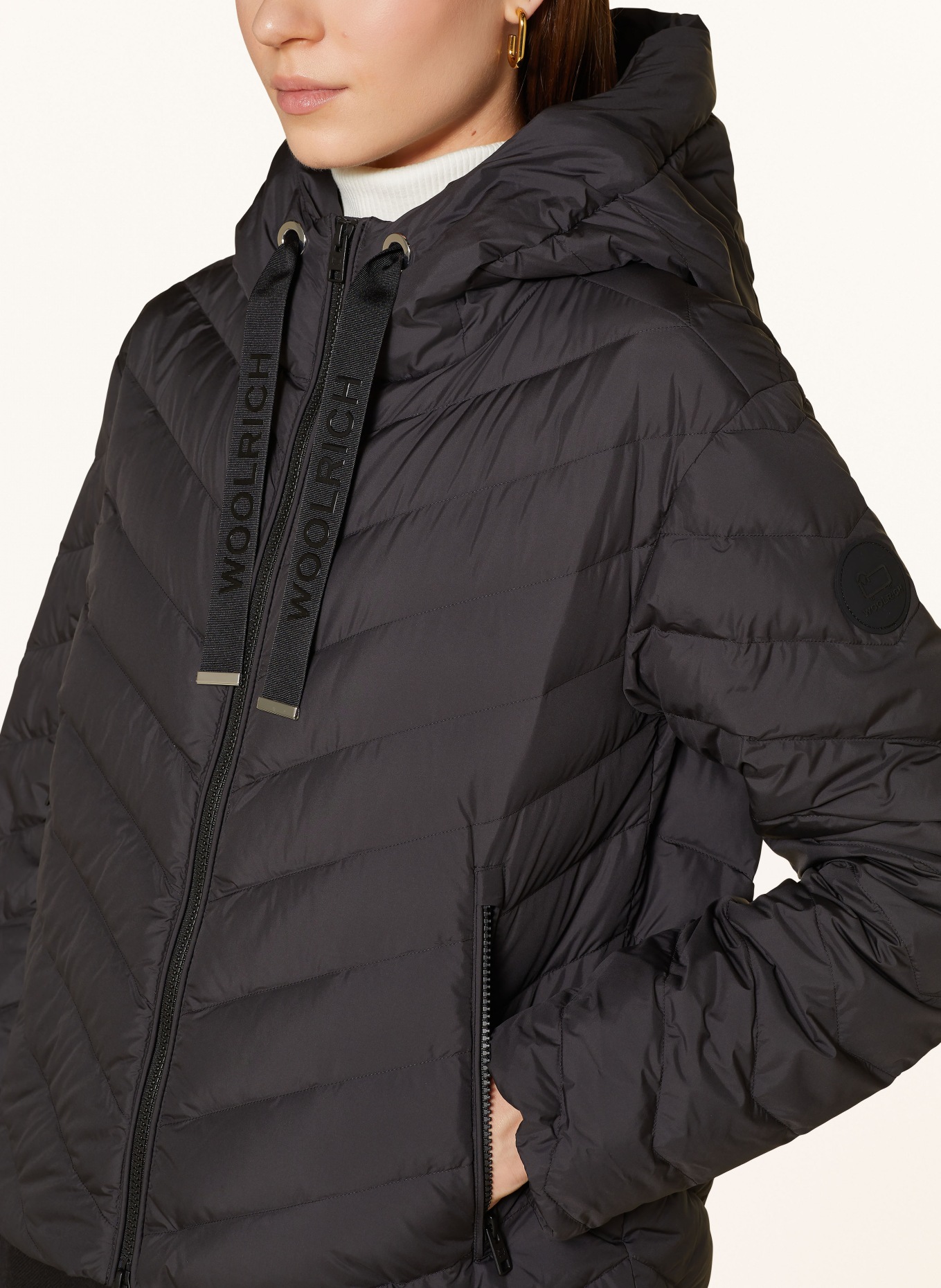 WOOLRICH Down jacket, Color: BLACK (Image 5)