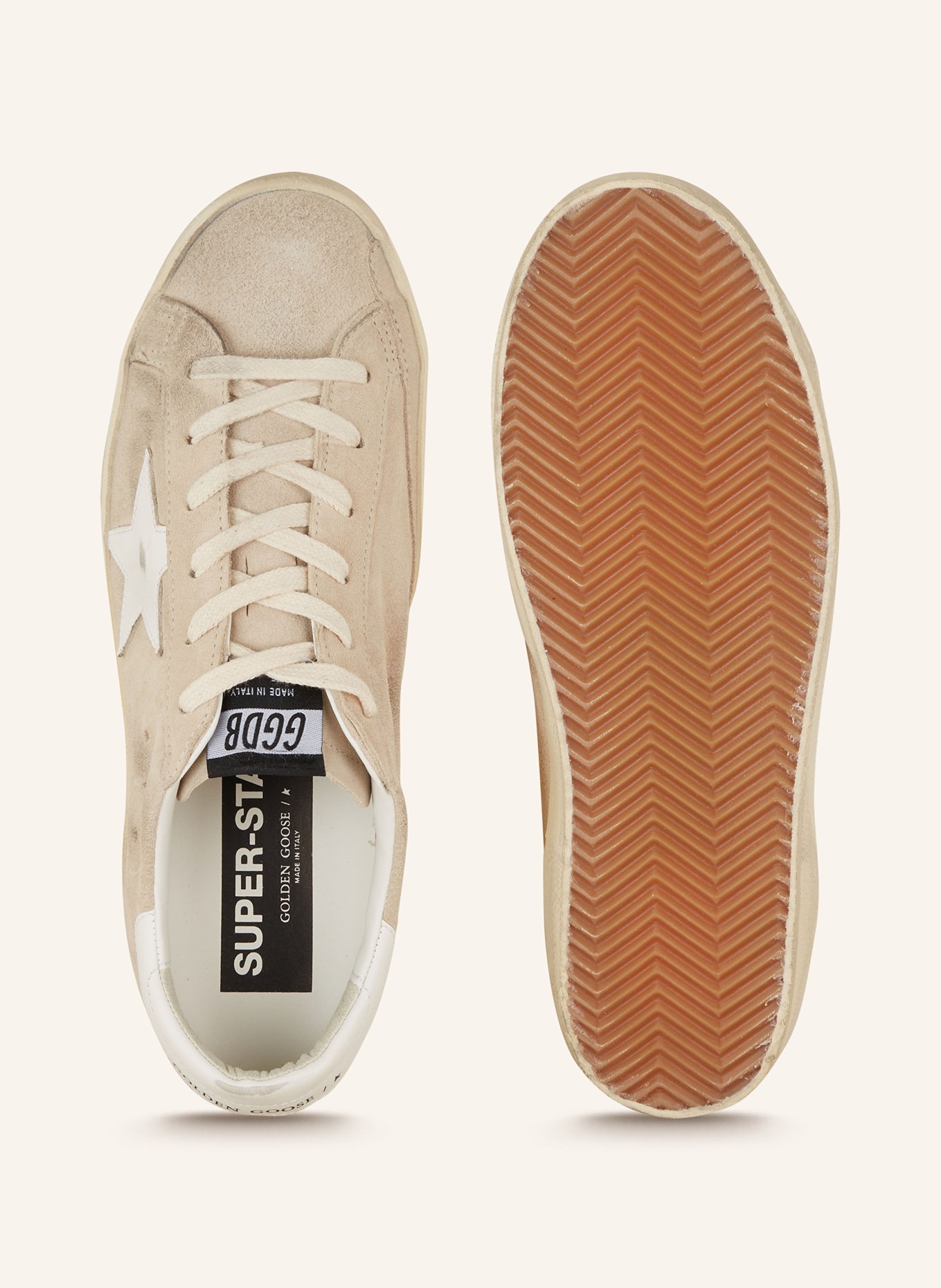 GOLDEN GOOSE Sneakers SUPERSTAR, Color: BEIGE/ WHITE (Image 5)