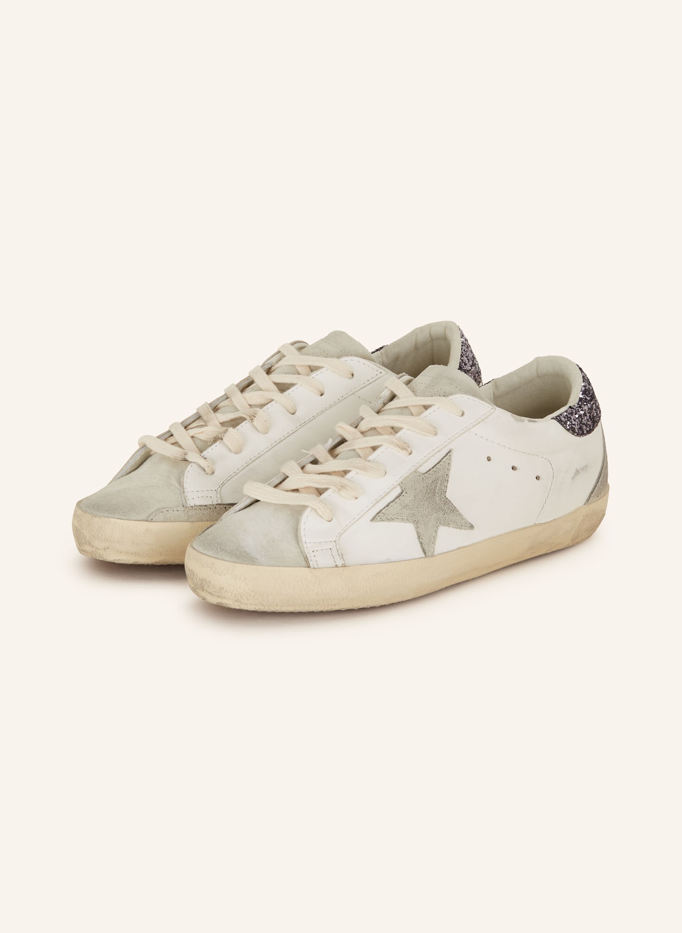 GOLDEN GOOSE Sneakers SUPERSTAR, Color: WHITE/ LIGHT GRAY (Image 1)