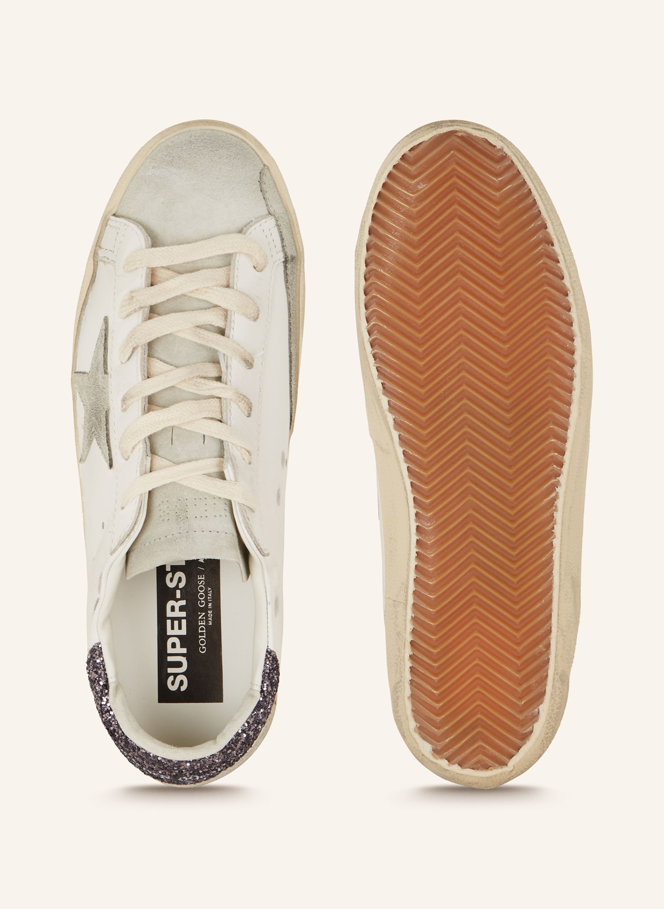 GOLDEN GOOSE Sneakers SUPERSTAR, Color: WHITE/ LIGHT GRAY (Image 5)