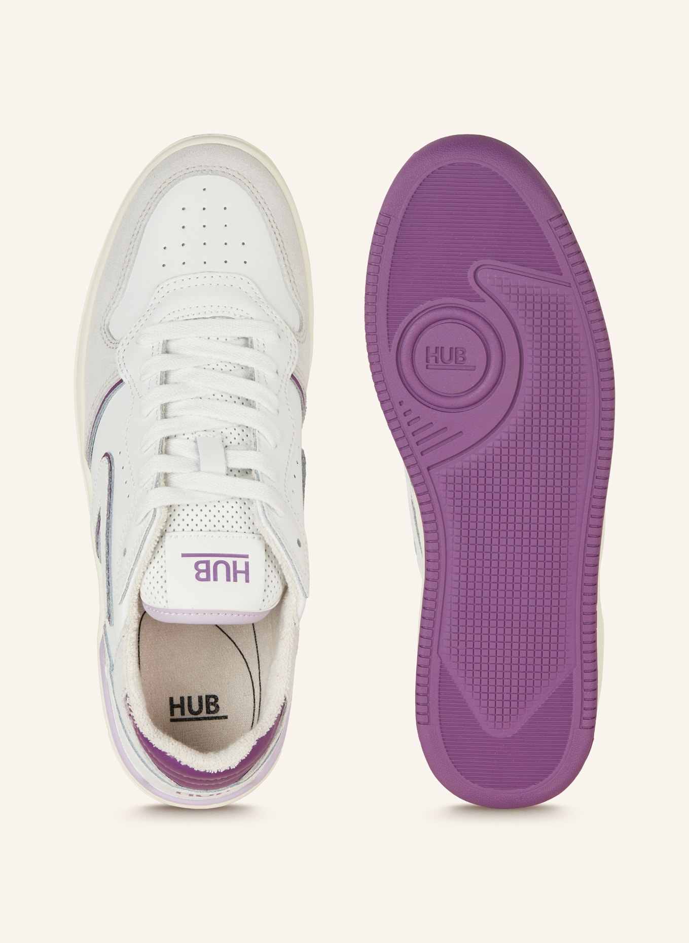 HUB Sneakers SMASH, Color: WHITE/ PURPLE (Image 5)