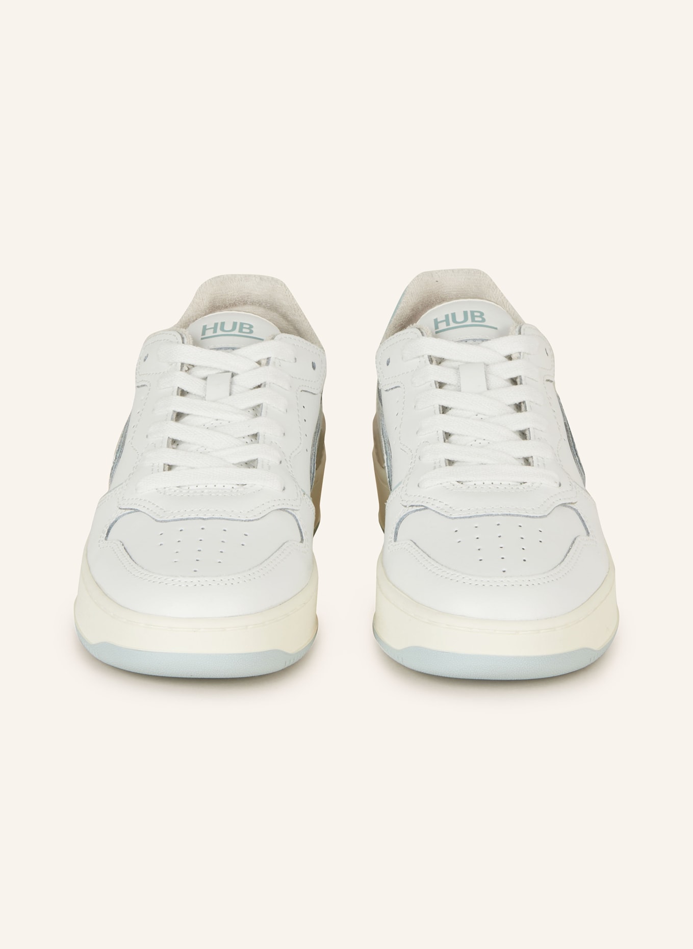 HUB Sneakers SMASH, Color: WHITE/ LIGHT GREEN (Image 3)