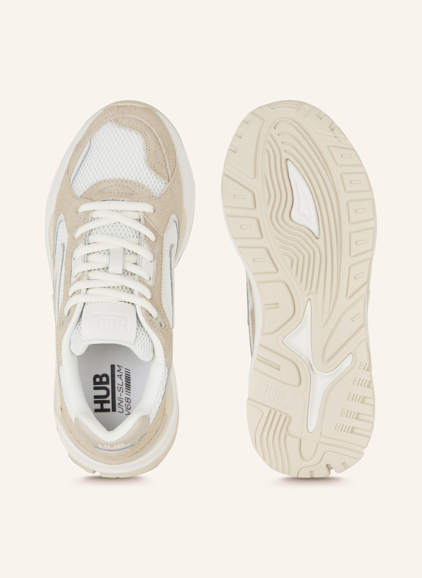 HUB Sneakers SLAM, Color: WHITE/ BEIGE (Image 5)
