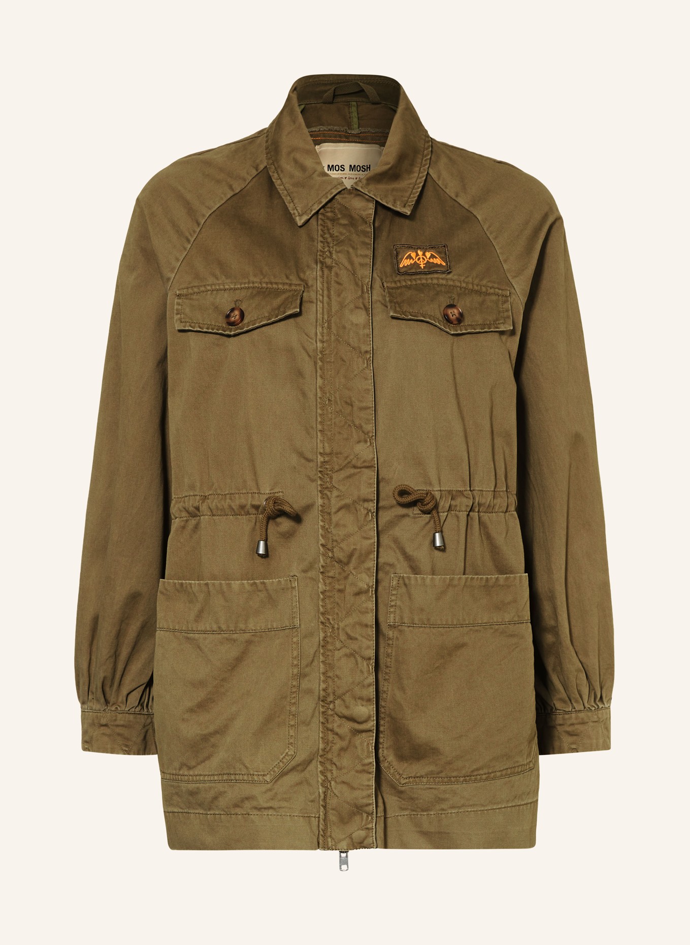 MOS MOSH Field jacket MMVANILLA, Color: OLIVE (Image 1)