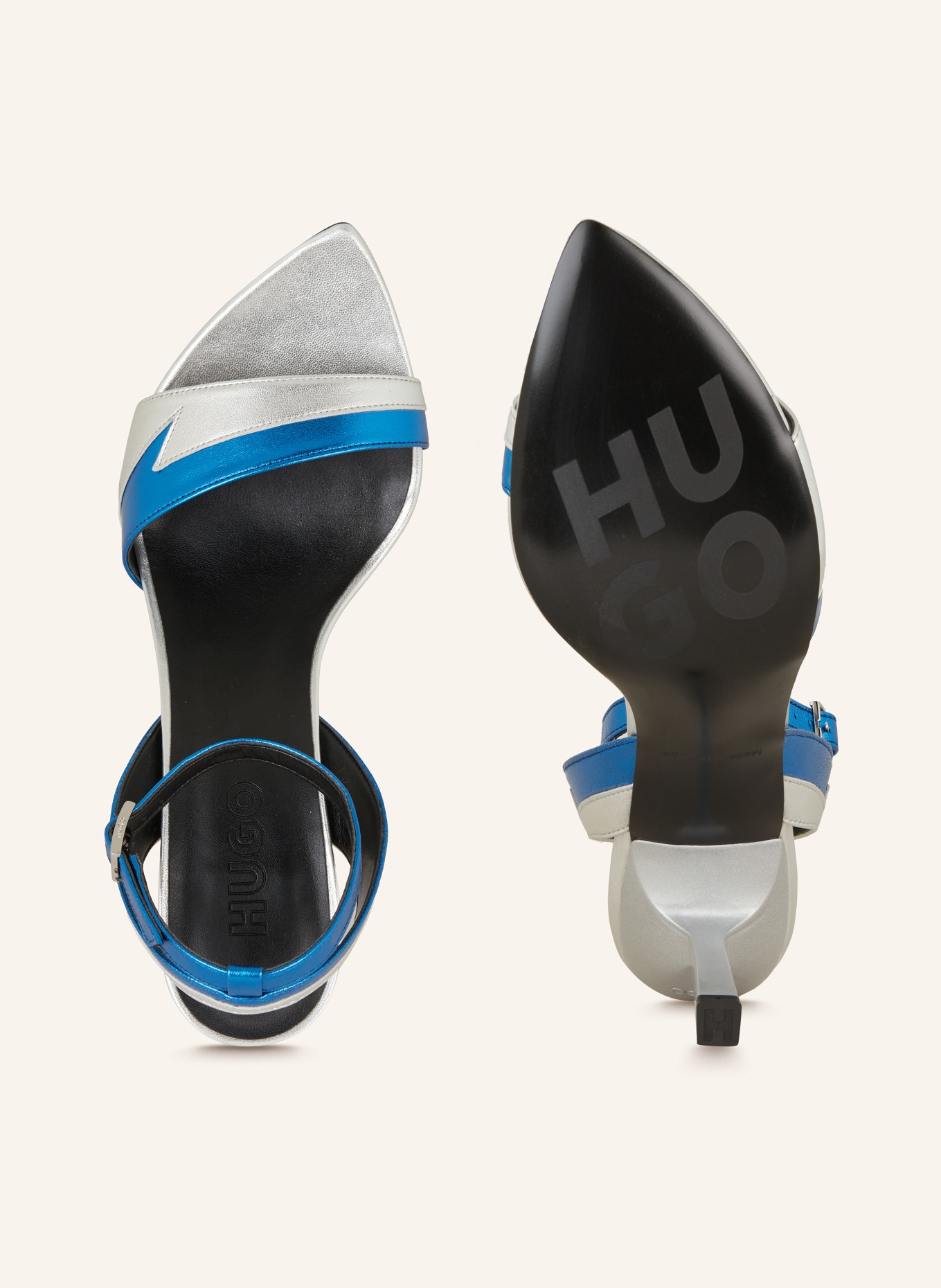 HUGO Sandals KATNISS, Color: SILVER/ BLUE (Image 5)