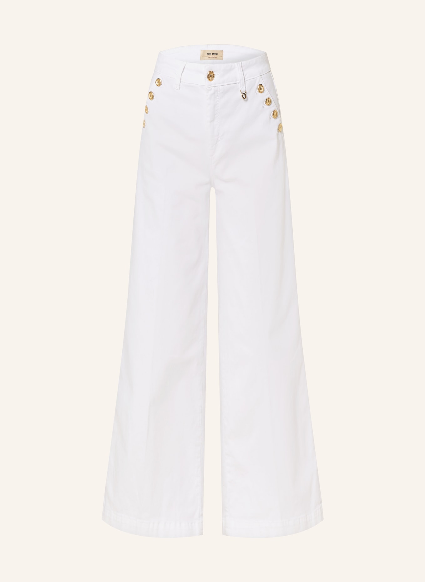 MOS MOSH Straight jeans MMREEM BIANCO, Color: 101 WHITE (Image 1)