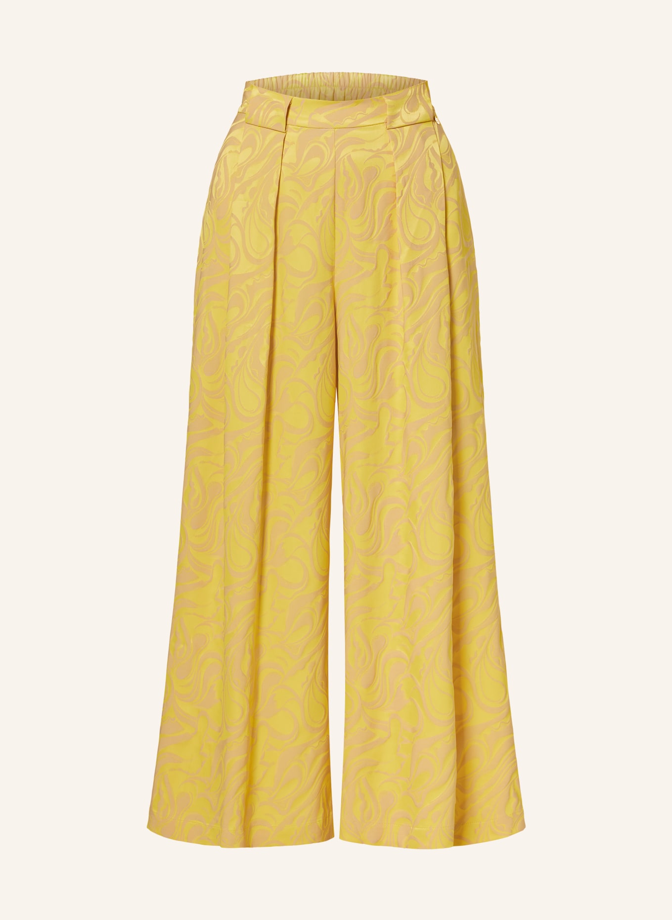 MOS MOSH Trousers MMTHEA MELO, Color: YELLOW/ BEIGE (Image 1)