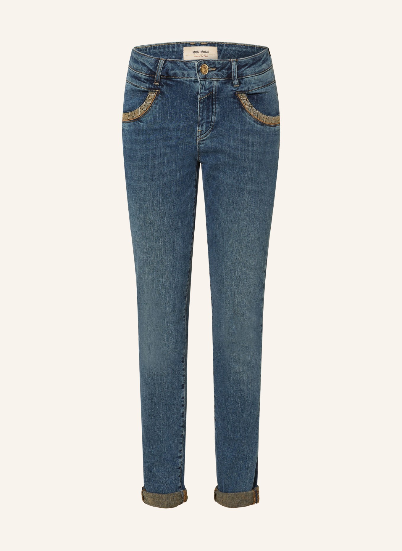 MOS MOSH Skinny Jeans MMNAOMI, Farbe: 401 BLUE (Bild 1)