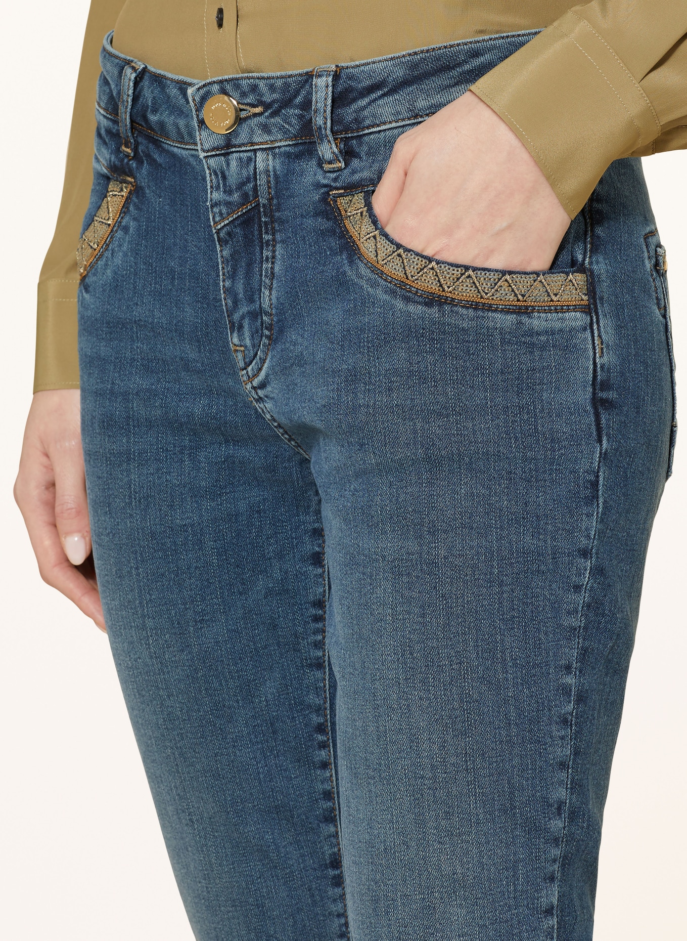 MOS MOSH Skinny Jeans MMNAOMI, Farbe: 401 BLUE (Bild 5)