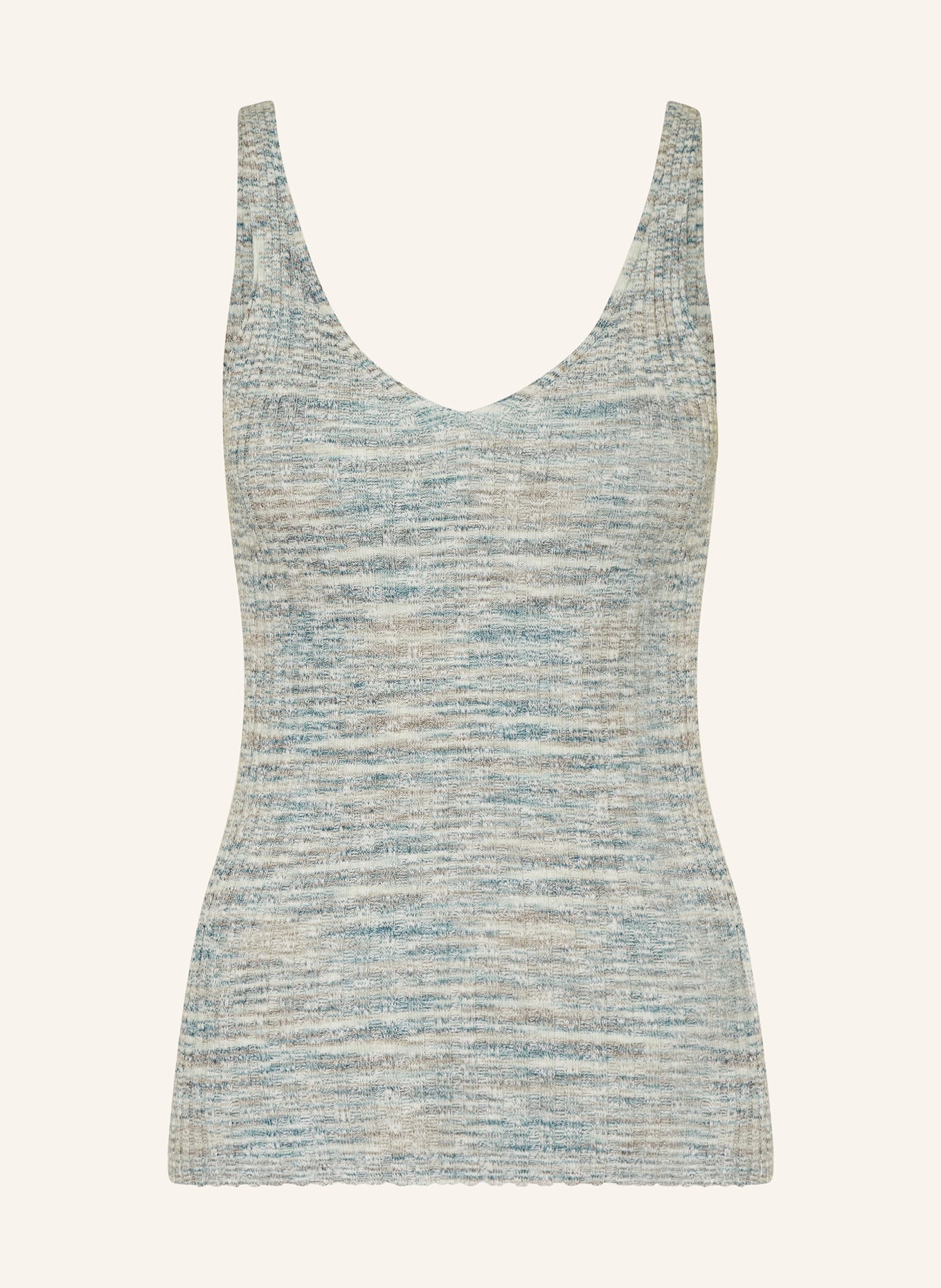 MOS MOSH Knit top MMEISLEY, Color: TEAL/ MINT/ GRAY (Image 1)
