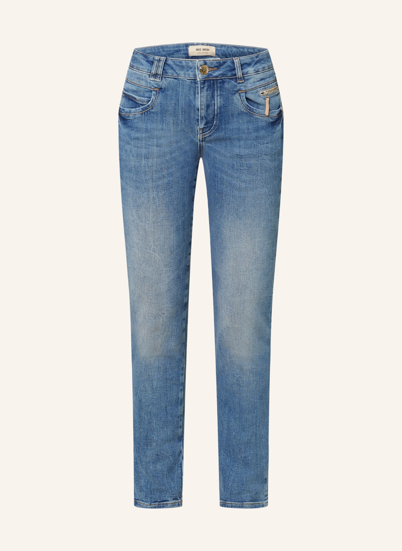 MOS MOSH Straight Jeans MMCLARA NAOMI, Farbe: 401 BLUE (Bild 1)