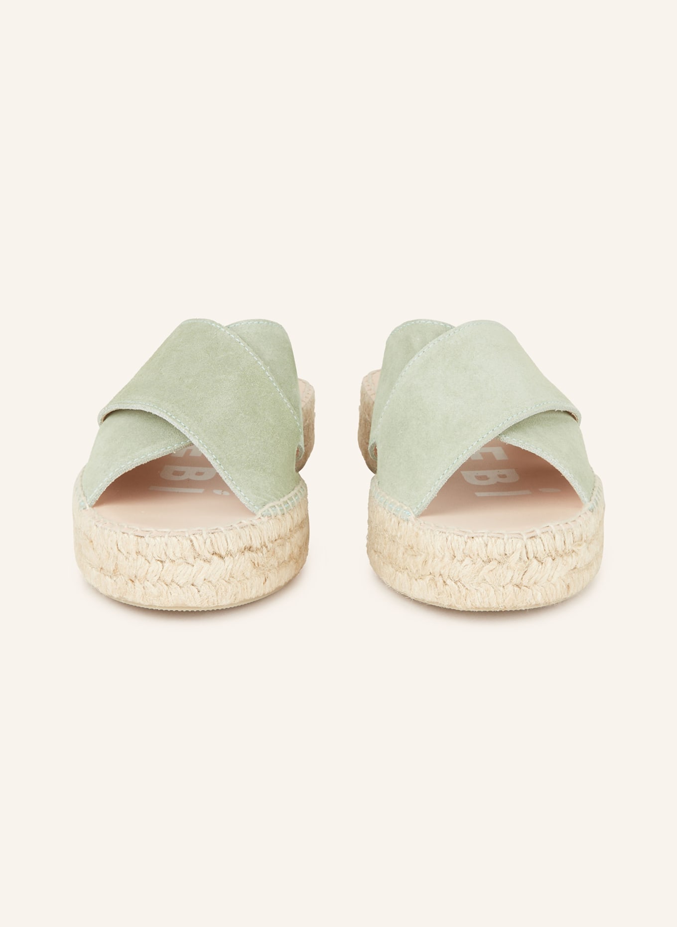 MANEBÍ Klapki: JASNOZIELONY