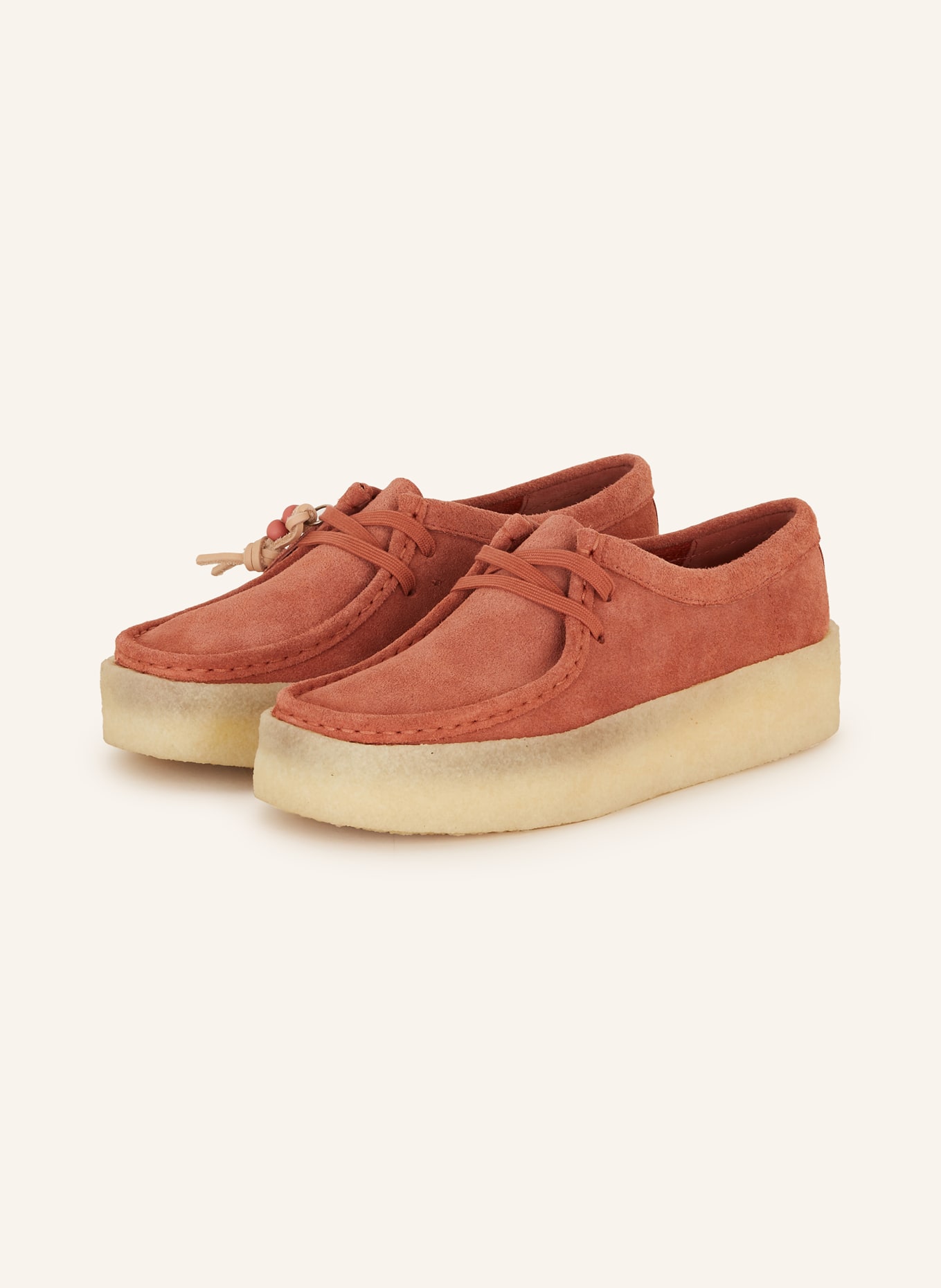 Clarks ORIGINALS Desert boots WALLABEE CUP, Color: LIGHT RED (Image 1)