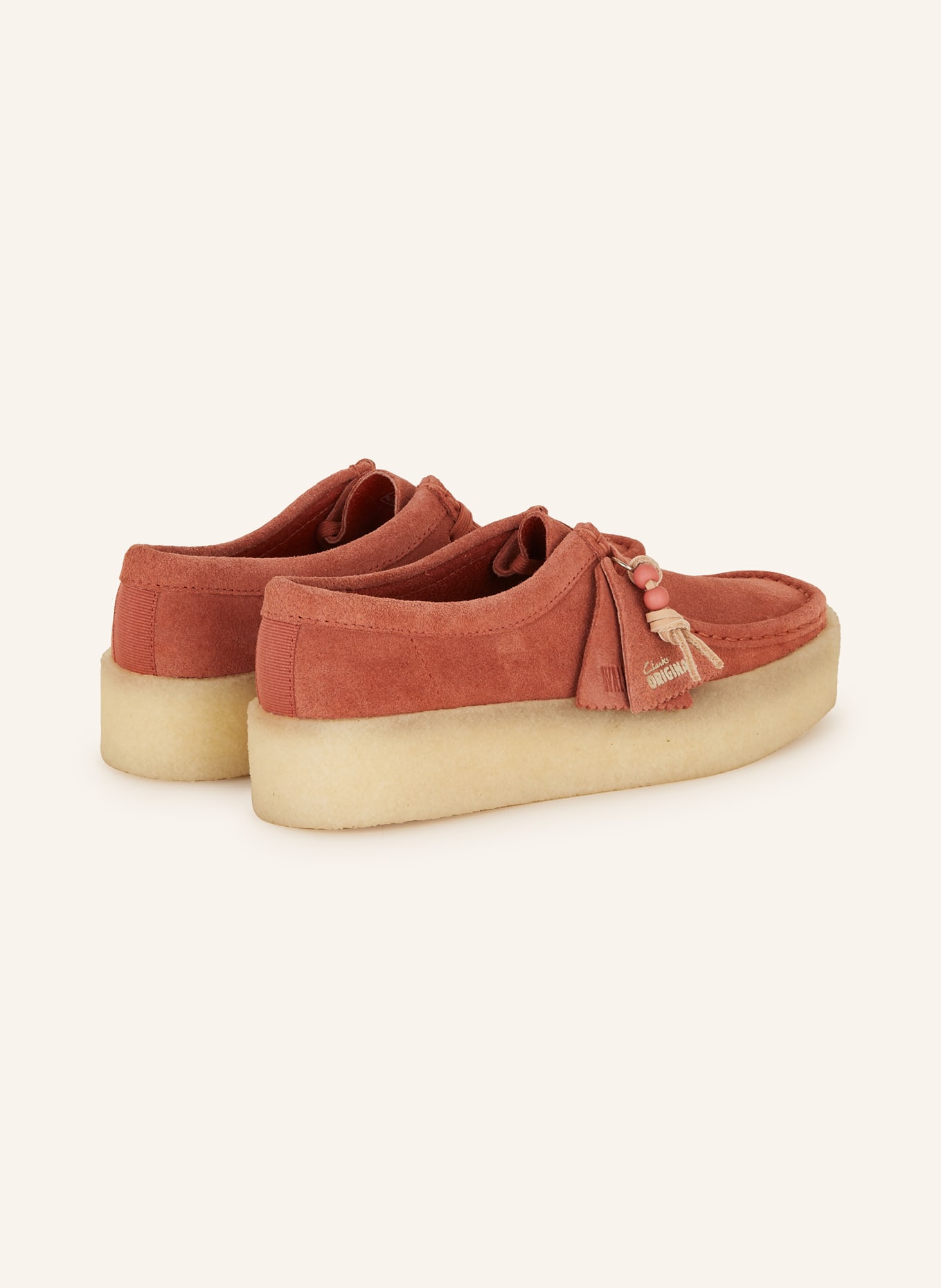 Clarks ORIGINALS Desert boots WALLABEE CUP, Color: LIGHT RED (Image 2)
