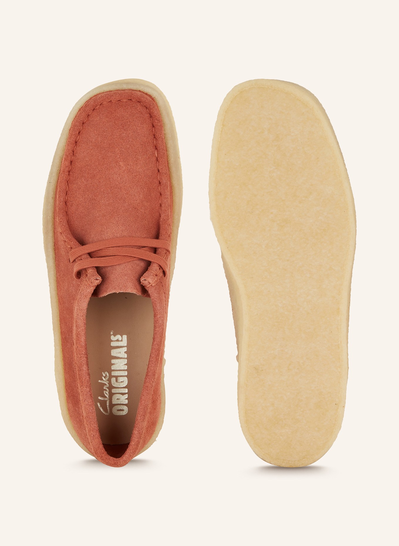Clarks ORIGINALS Desert boots WALLABEE CUP, Color: LIGHT RED (Image 5)