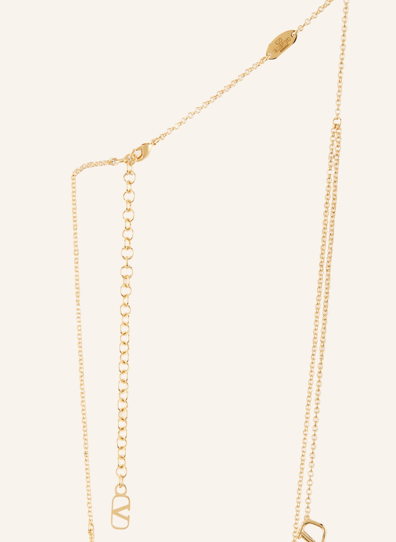 VALENTINO GARAVANI Necklace VLOGO SIGNATURE, Color: GOLD/ WHITE (Image 2)