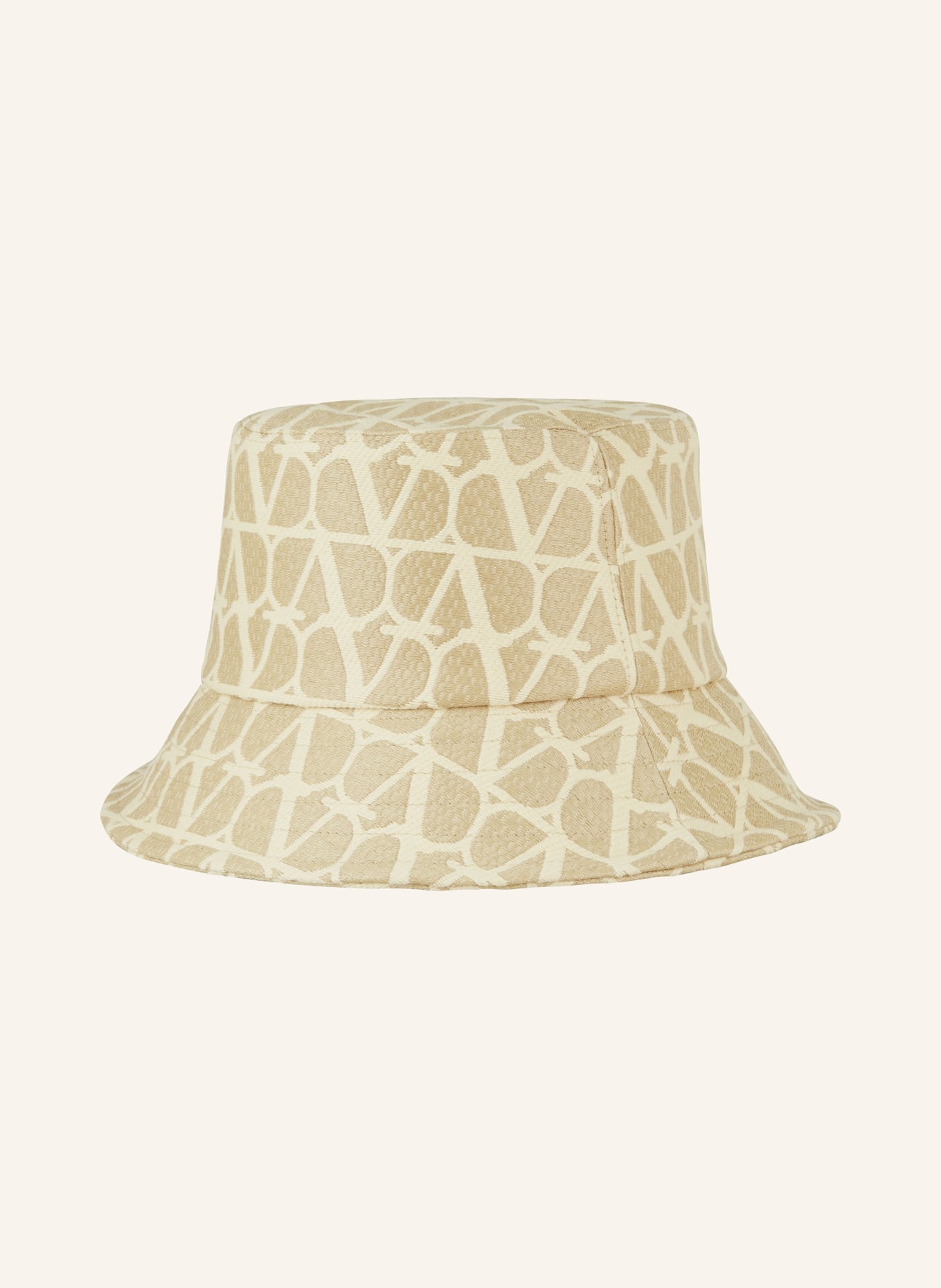 VALENTINO GARAVANI Klobouk Bucket Hat TOILE ICONOGRAPHE, Barva: TMAVĚ ŽLUTÁ/ BÉŽOVÁ (Obrázek 2)