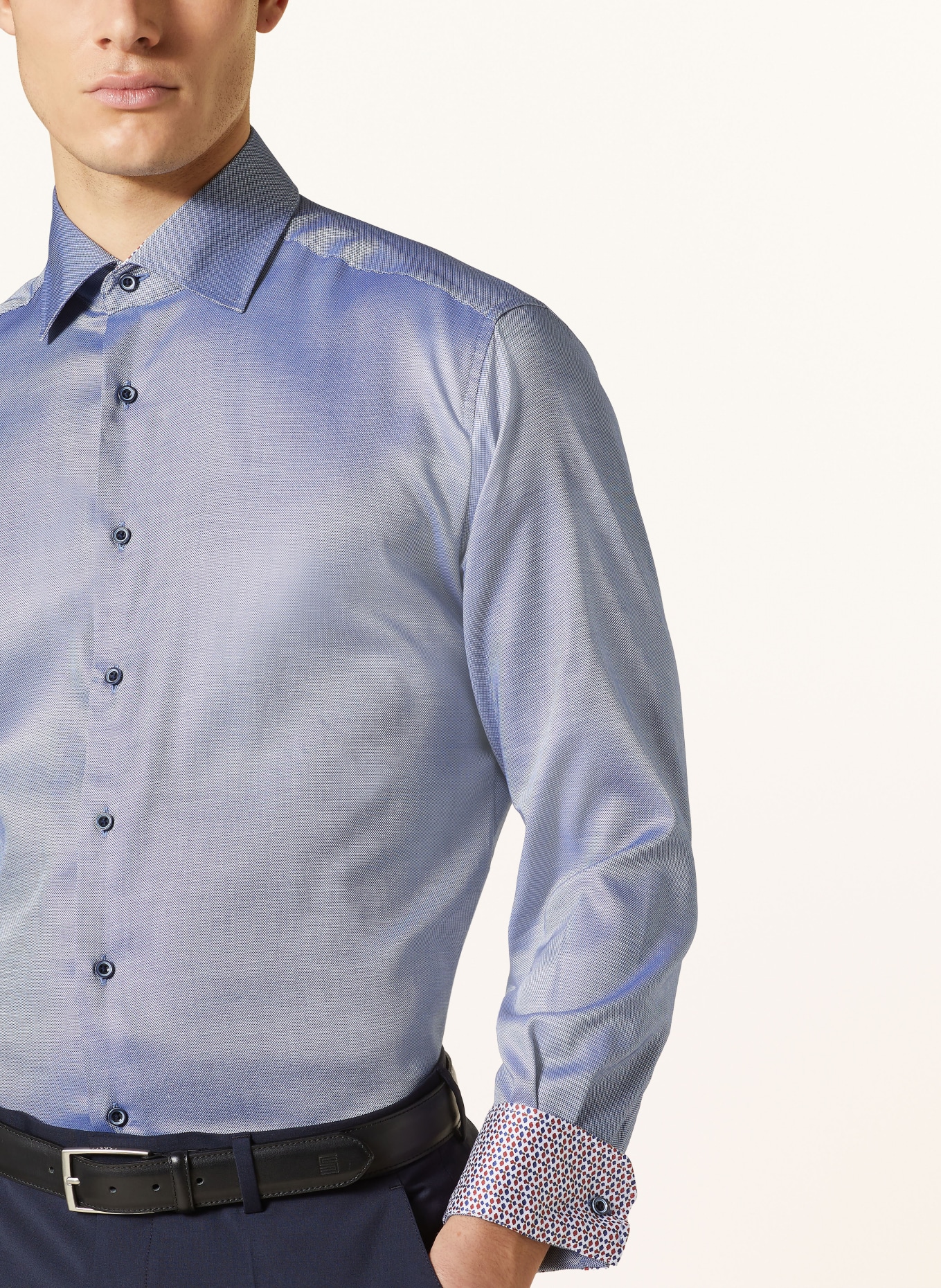 ETERNA Shirt modern fit, Color: DARK BLUE (Image 4)