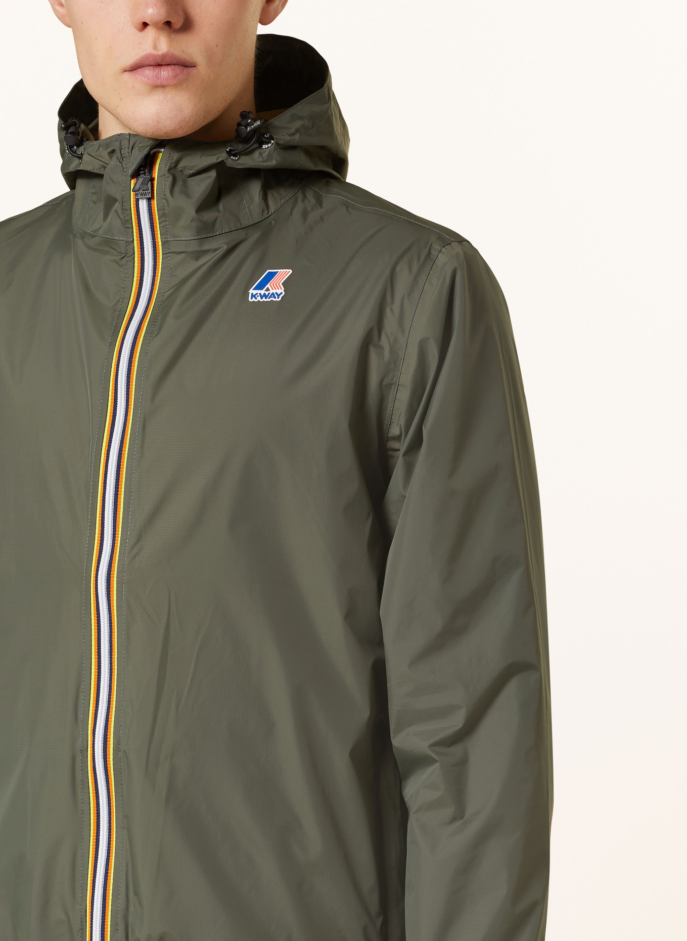 K-WAY Outdoor jacket LE VRAI CLAUDE 3.0, Color: DARK GREEN (Image 5)