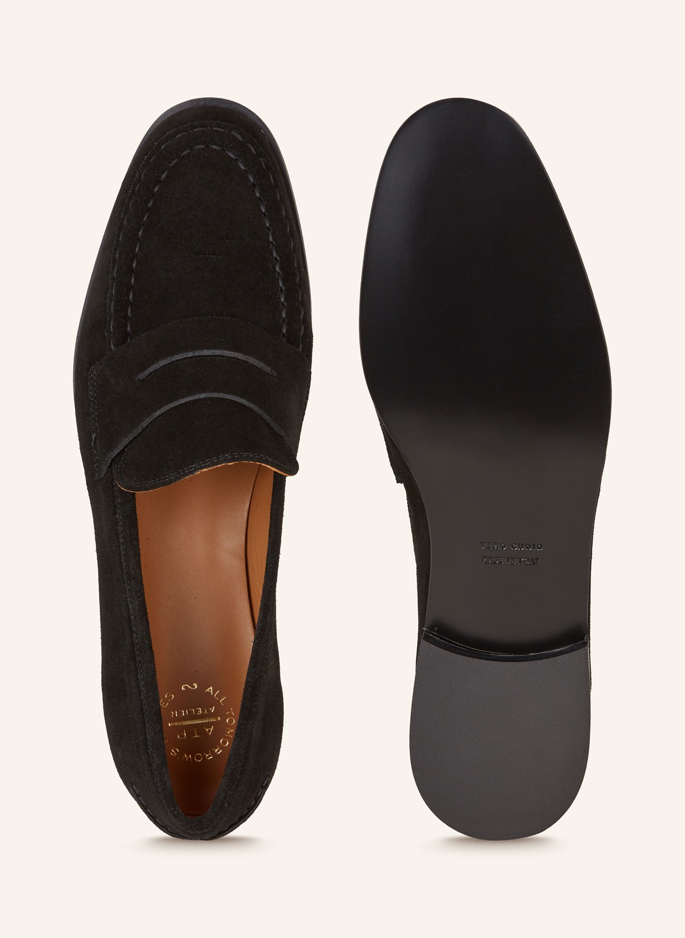 ATP ATELIER Penny loafers AIROLA, Color: BLACK (Image 5)