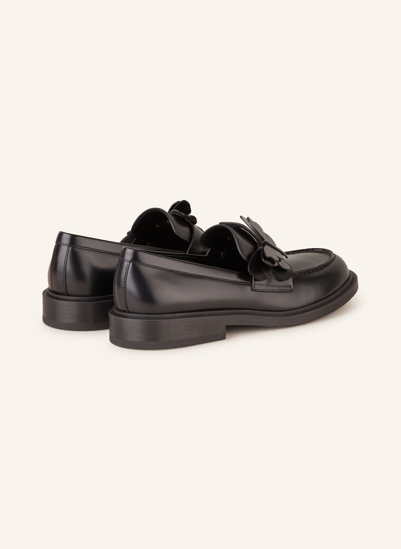 VALENTINO GARAVANI Loafers ARCHIVE BUTTERFLY, Color: BLACK (Image 2)