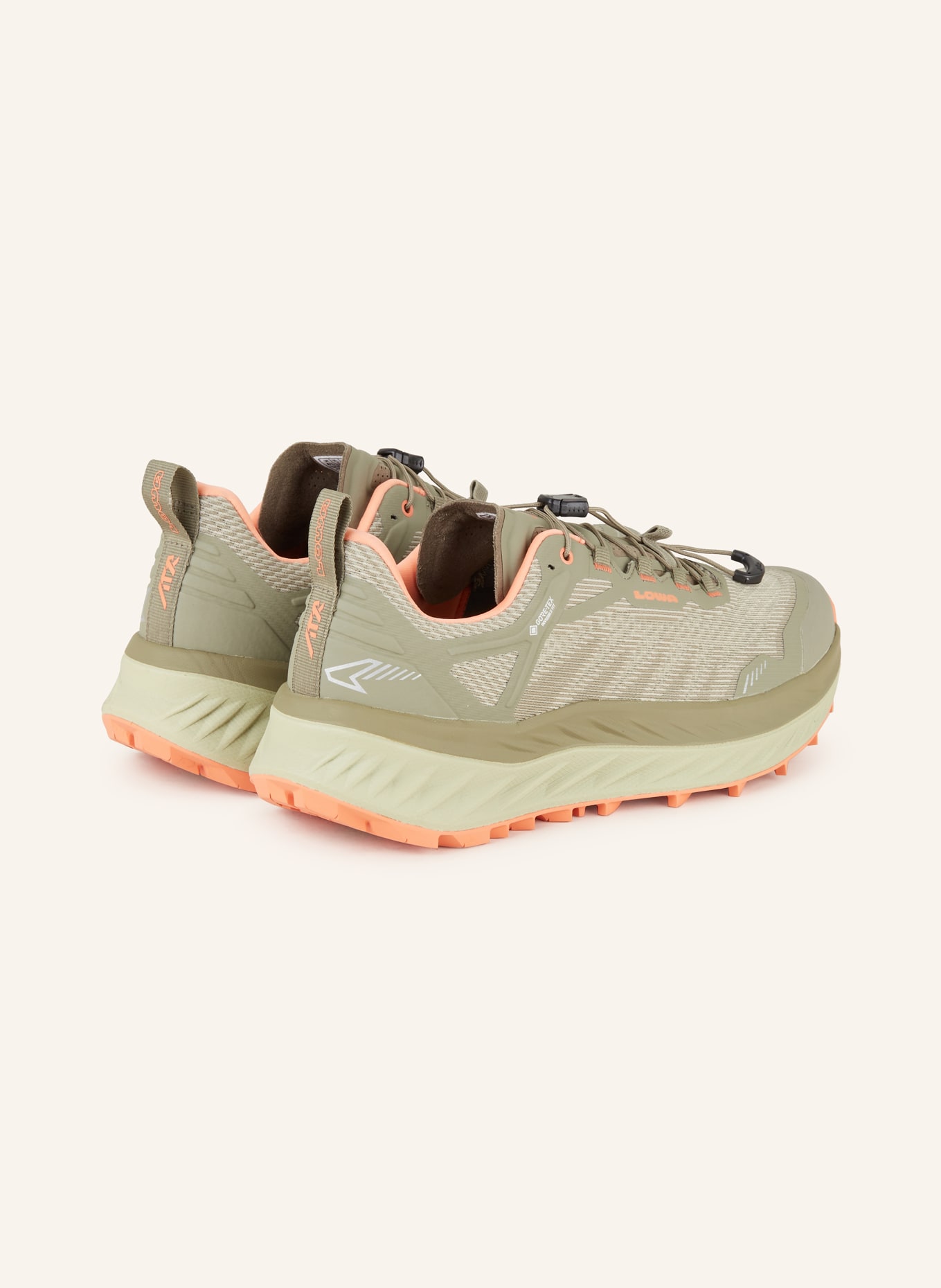 LOWA Trail running shoes FORTUX GTX, Color: KHAKI (Image 2)