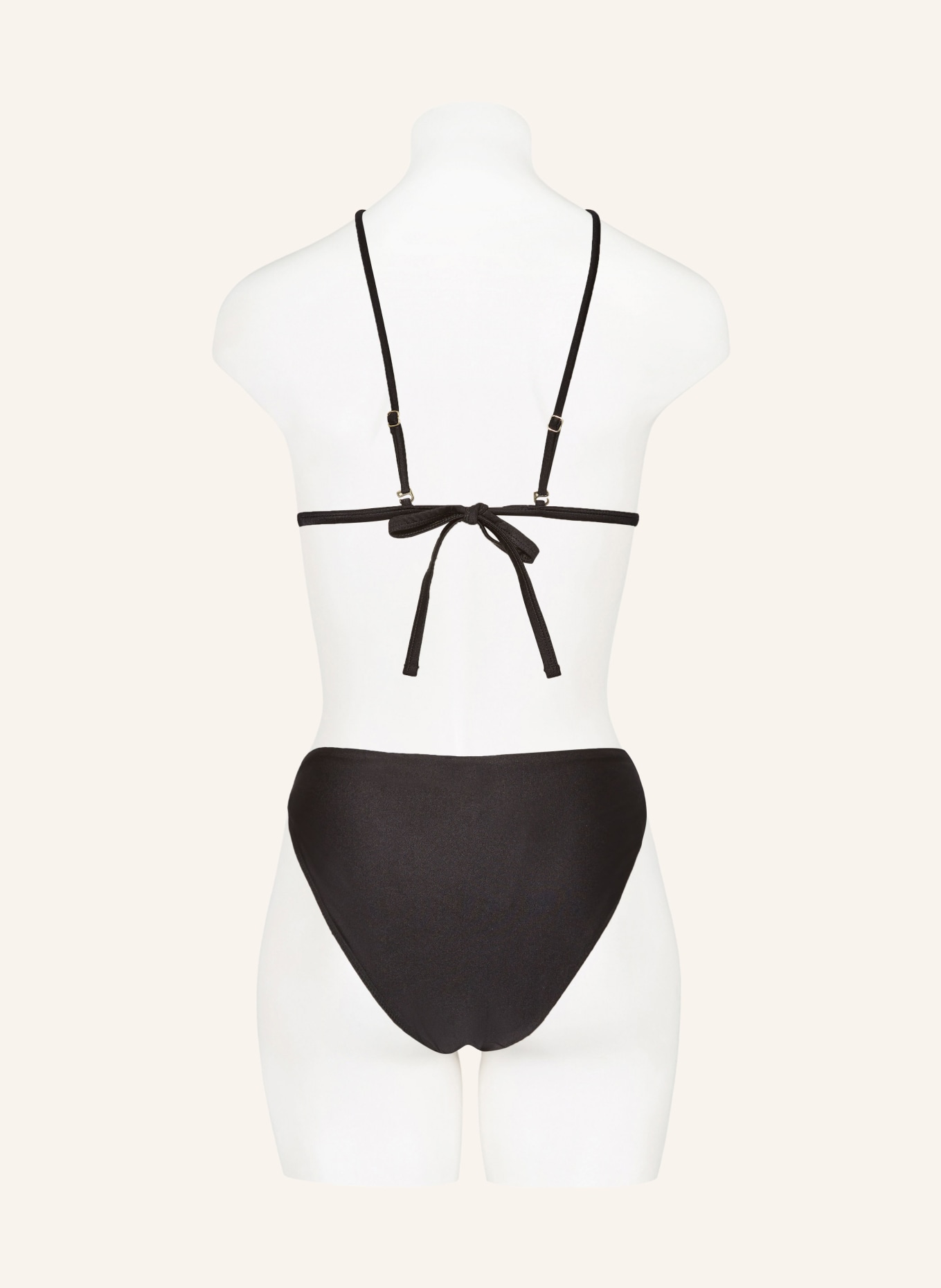 BOSS Triangle bikini top BETH, Color: BLACK (Image 4)