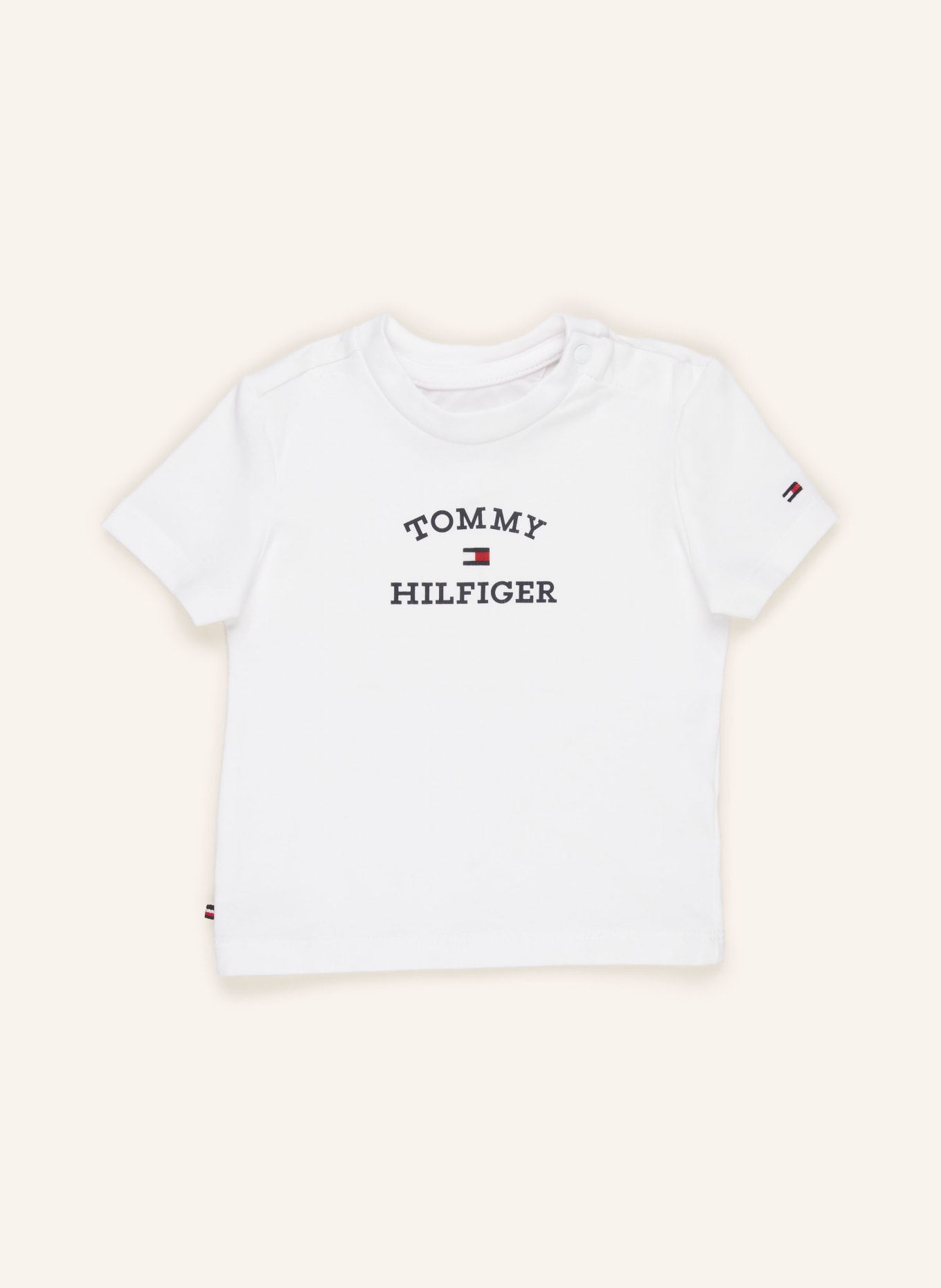 TOMMY HILFIGER Set: T-Shirt und Shorts, Farbe: WEISS/ DUNKELBLAU (Bild 3)