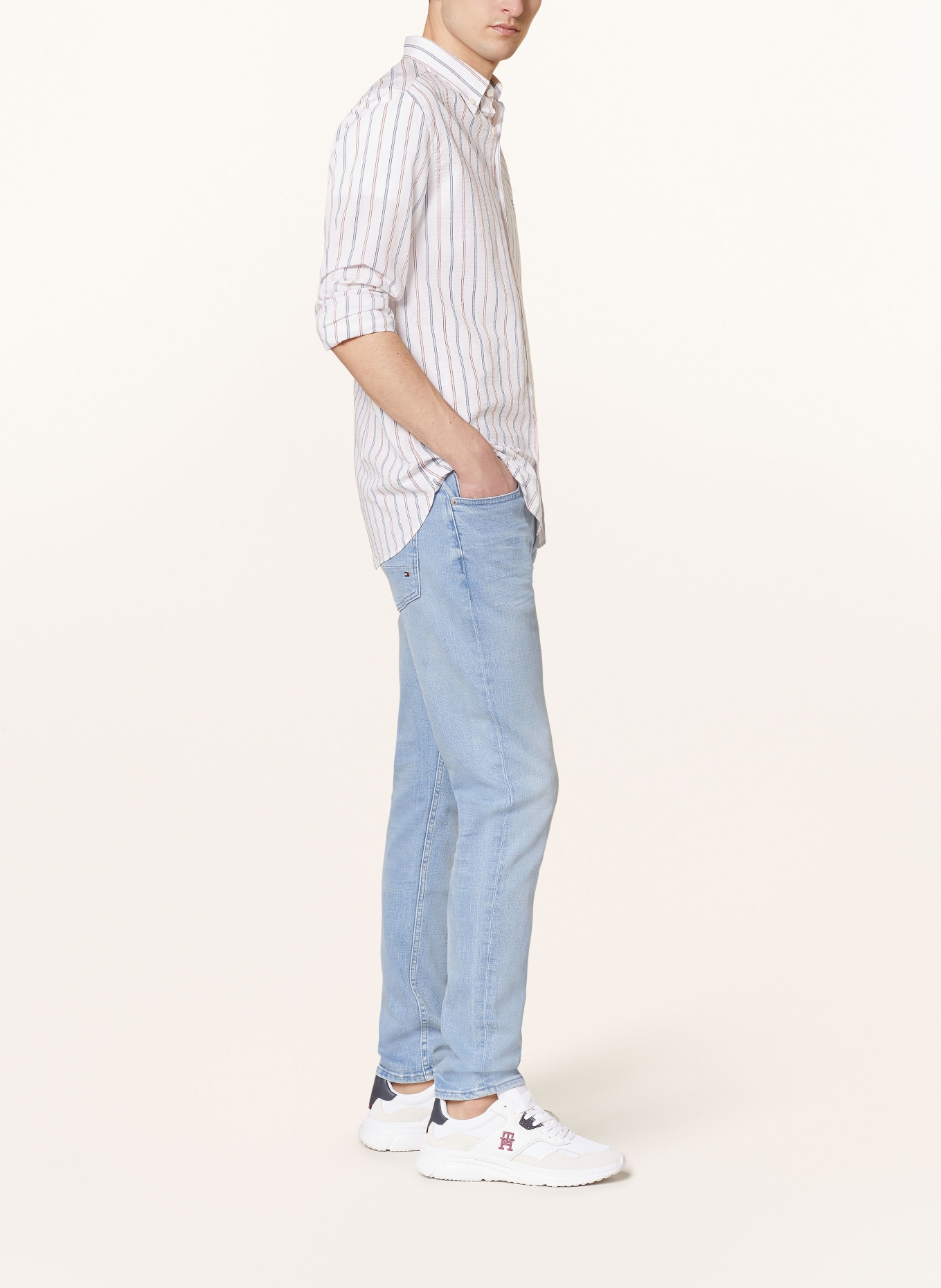 TOMMY HILFIGER Jeans HOUSTON Slim Tapered Fit, Farbe: HELLBLAU (Bild 4)