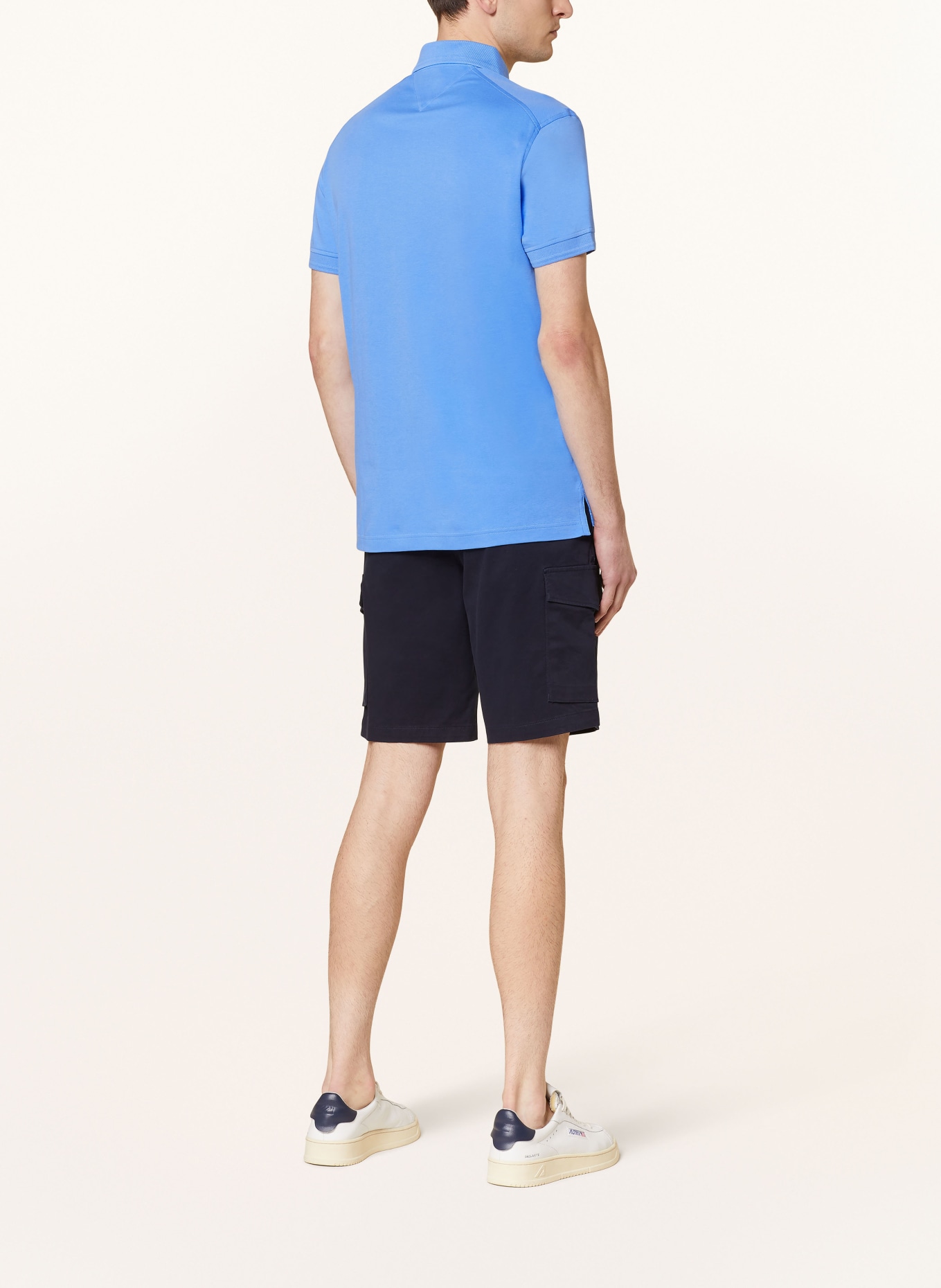 TOMMY HILFIGER Jersey polo shirt slim fit, Color: BLUE (Image 3)