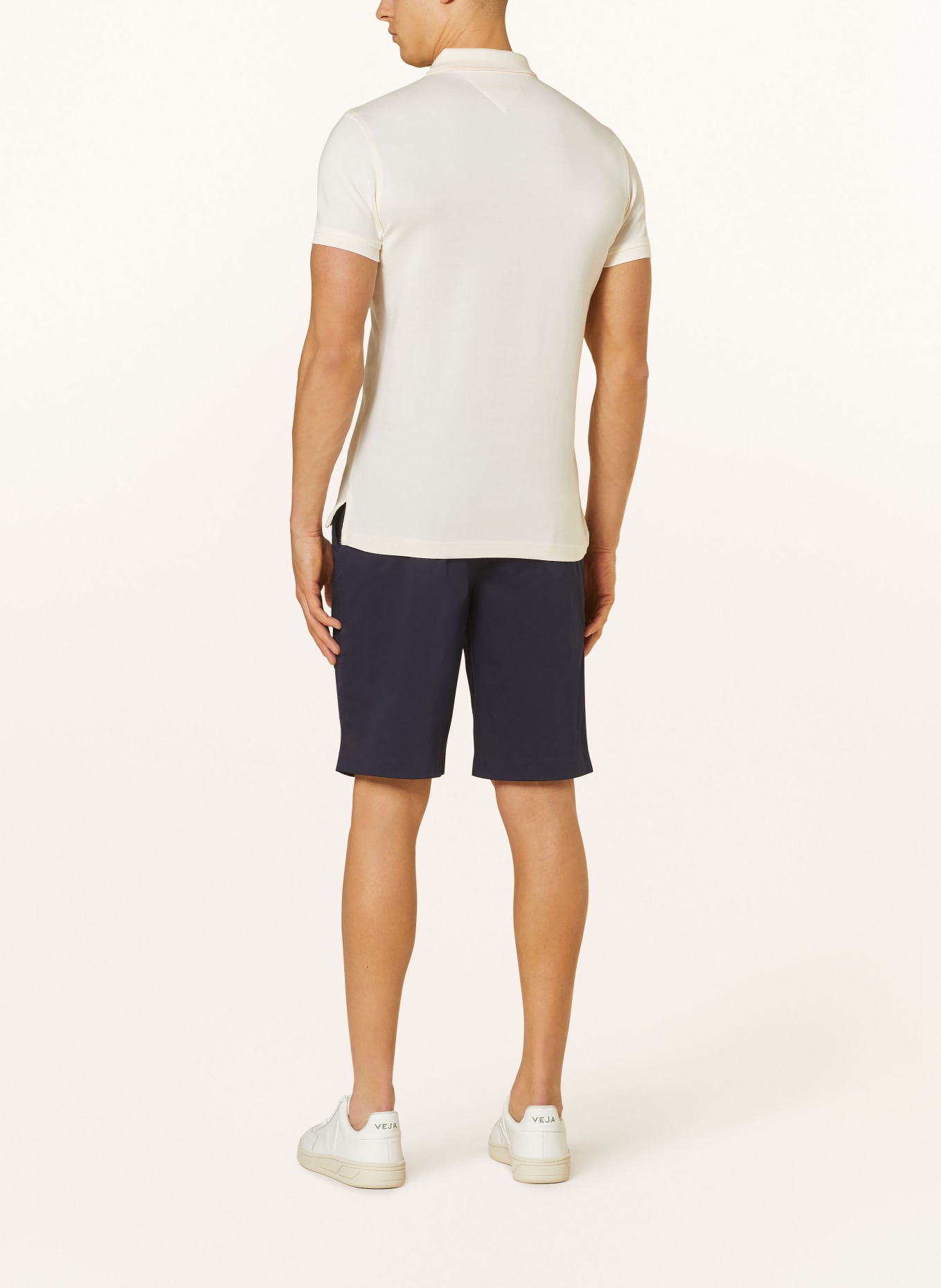 TOMMY HILFIGER Piqué-Poloshirt Slim Fit, Farbe: ECRU (Bild 3)