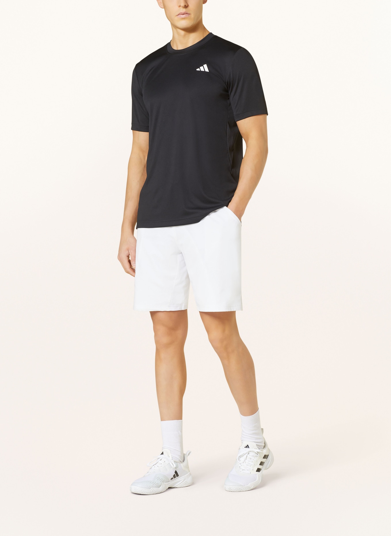 adidas T-shirt CLUB, Color: BLACK (Image 2)