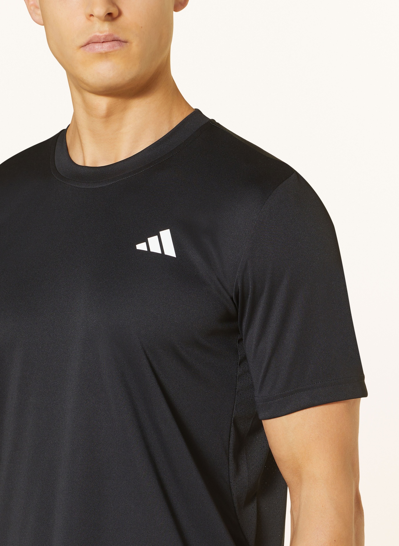 adidas T-Shirt CLUB, Farbe: SCHWARZ (Bild 4)