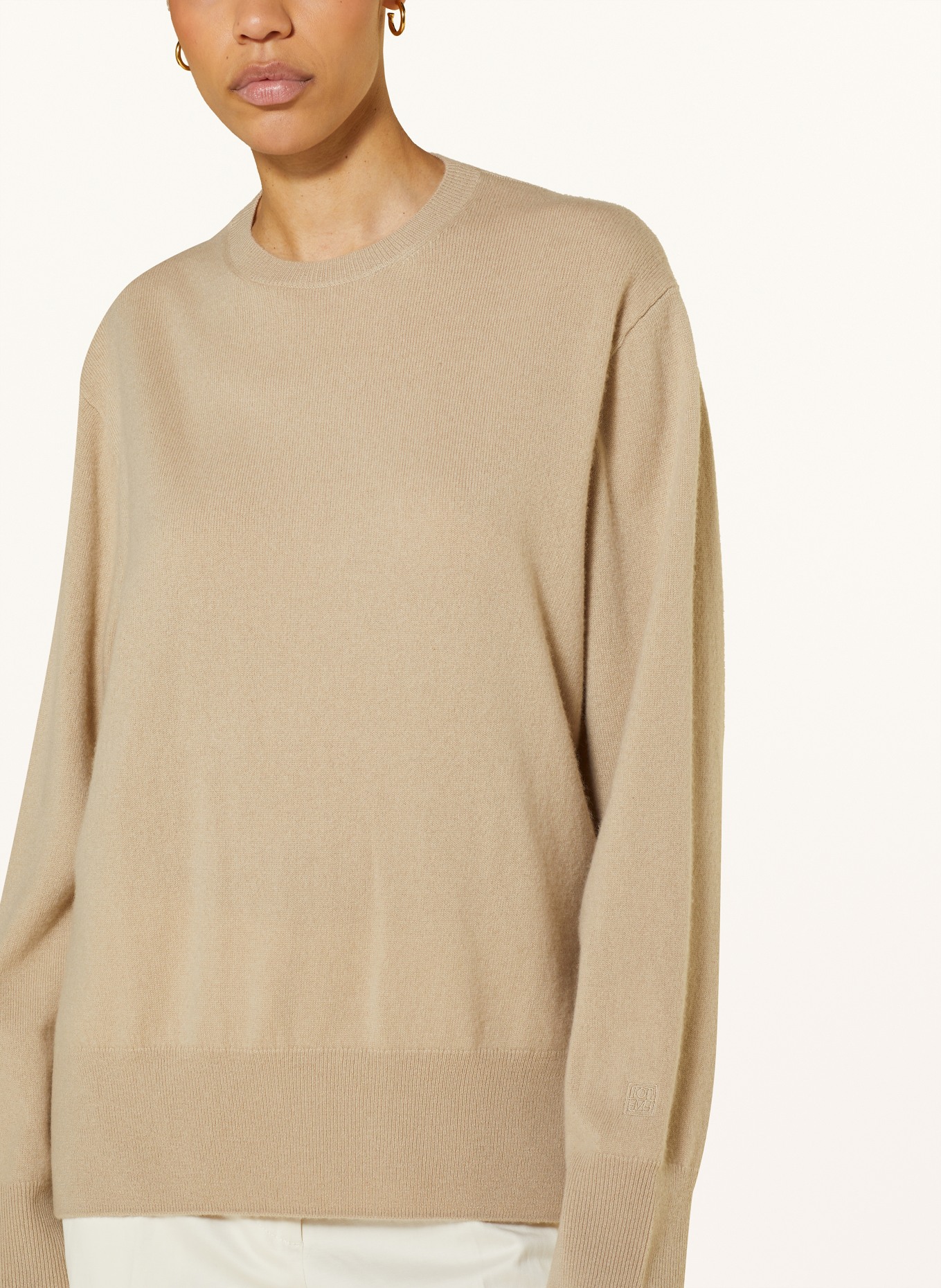 TOTEME Cashmere sweater, Color: BEIGE (Image 4)