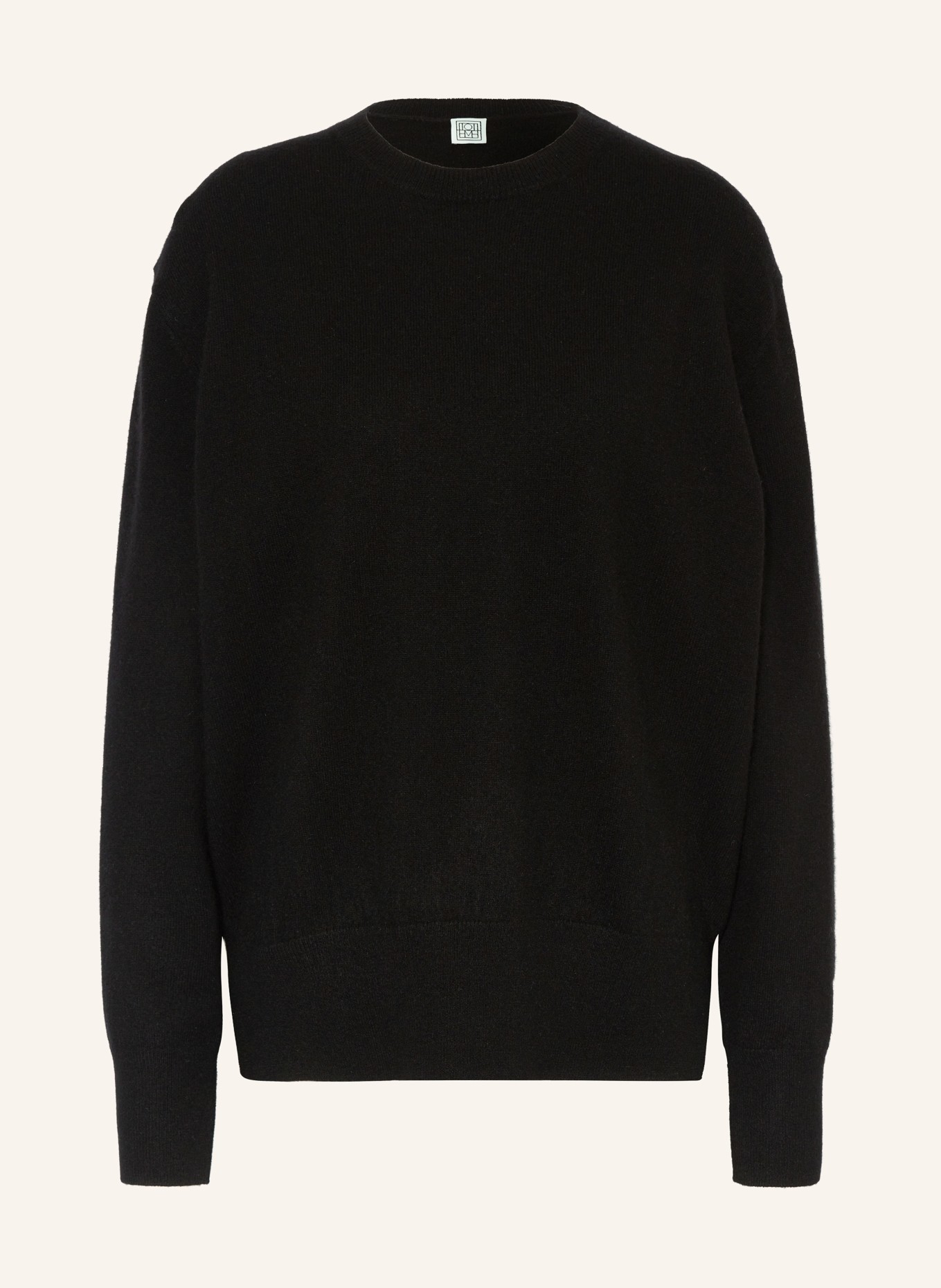 TOTEME Cashmere-Pullover: SCHWARZ