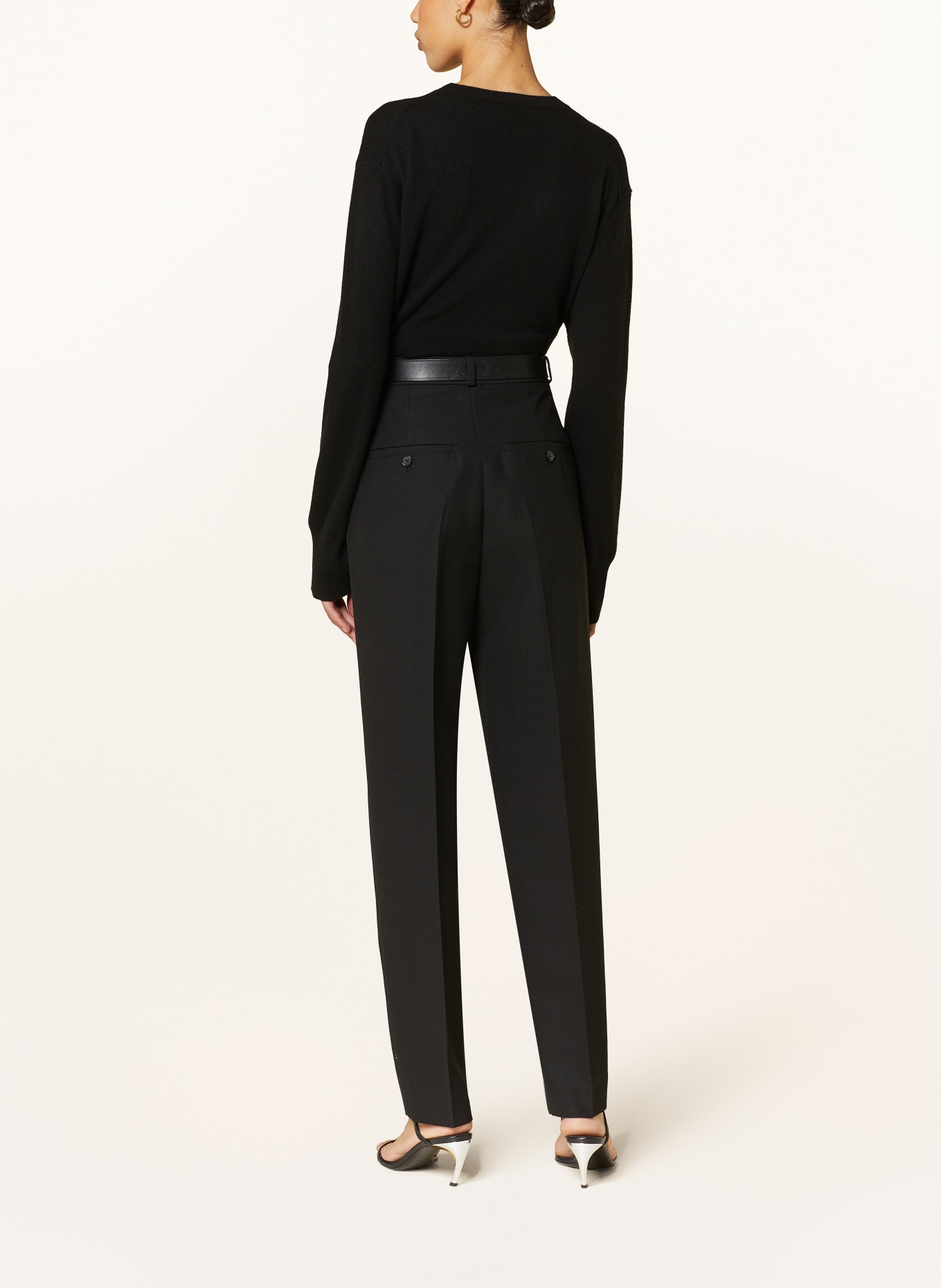 TOTEME Cashmere-Pullover: SCHWARZ