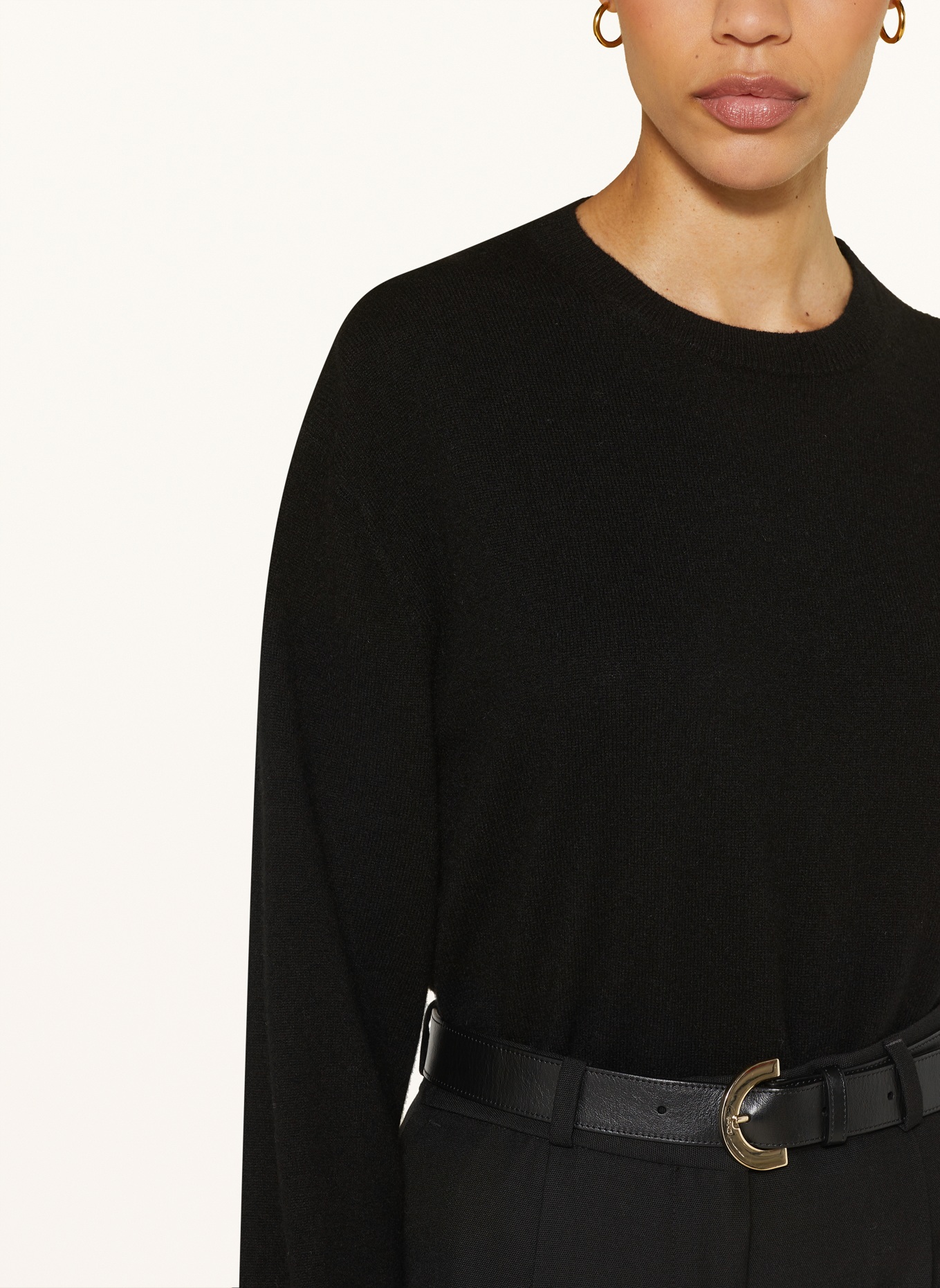 TOTEME Cashmere-Pullover: SCHWARZ