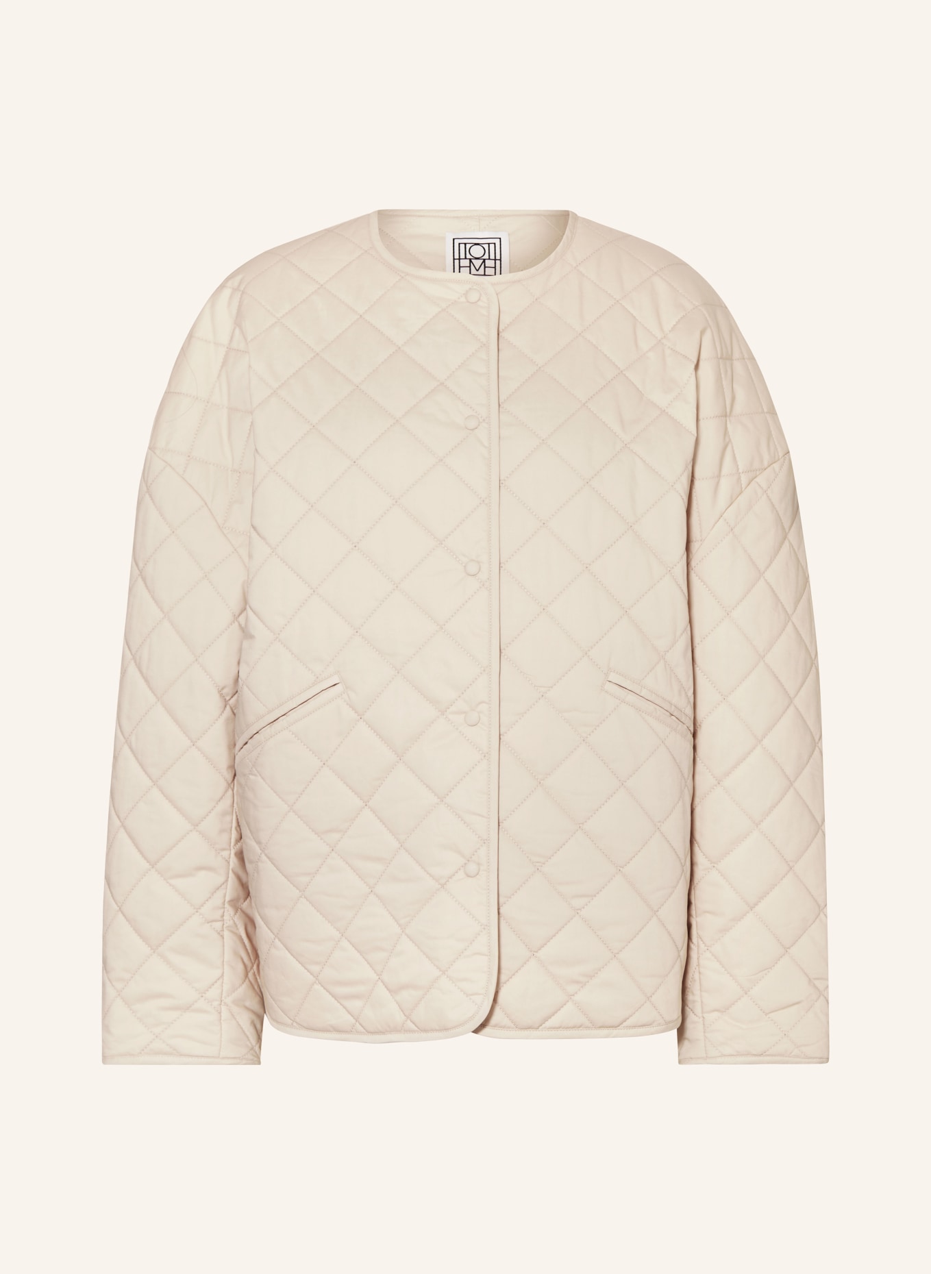 TOTEME Quilted jacket, Color: BEIGE (Image 1)