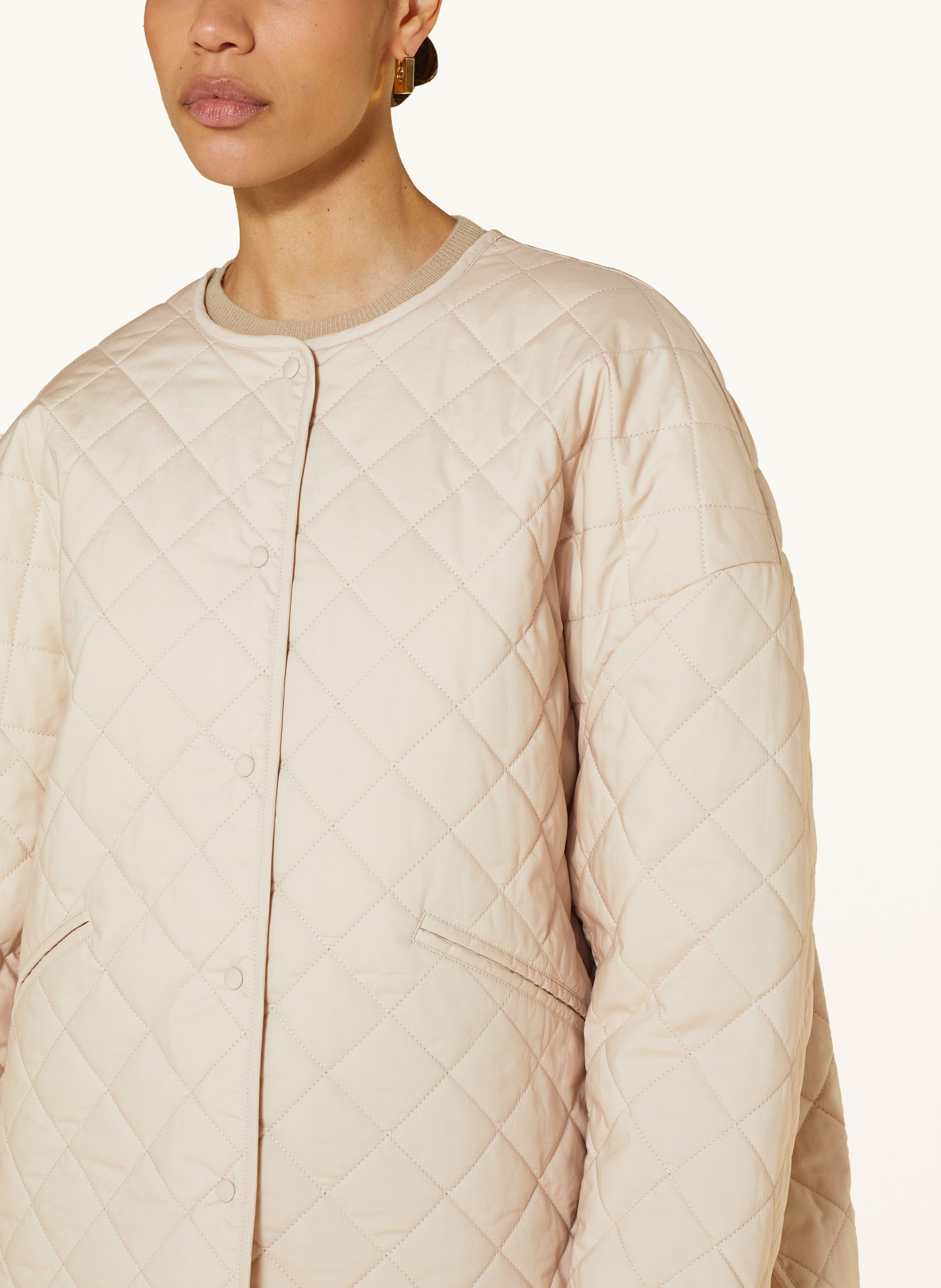 TOTEME Quilted jacket, Color: BEIGE (Image 4)