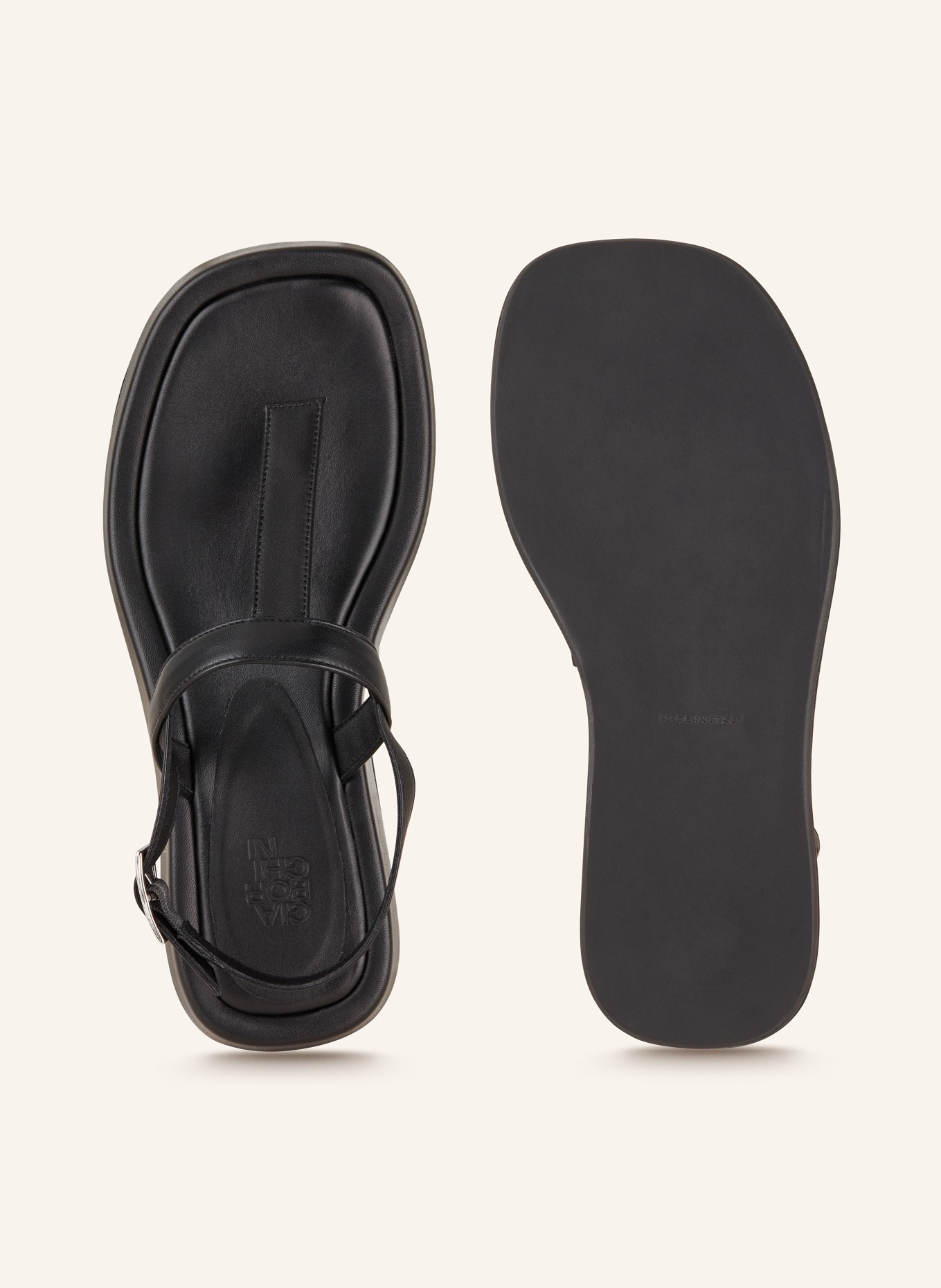 GIA BORGHINI Flip flops LIZETTE, Color: BLACK (Image 5)