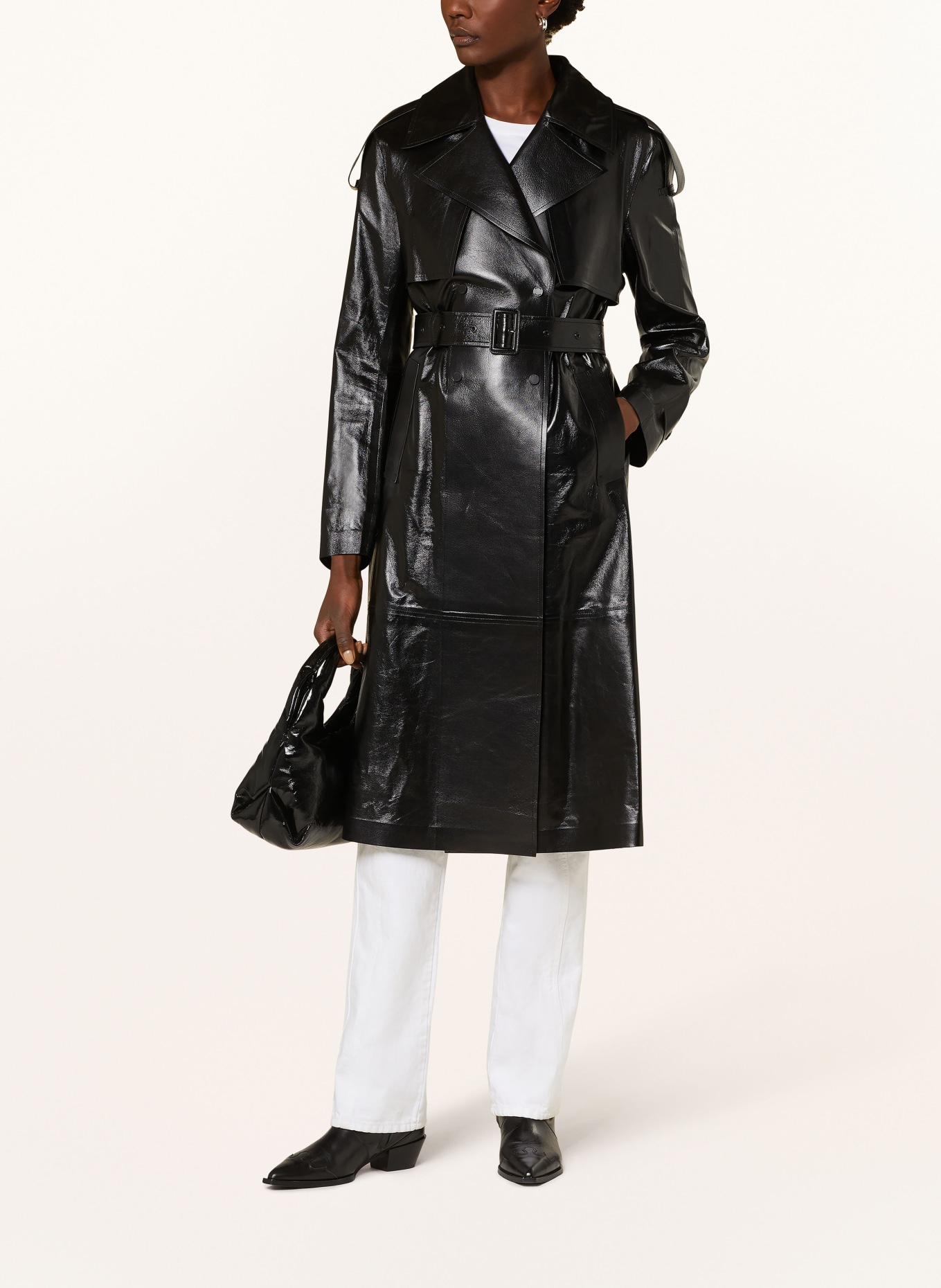 Mackage Leather coat CARMELA, Color: BLACK (Image 2)