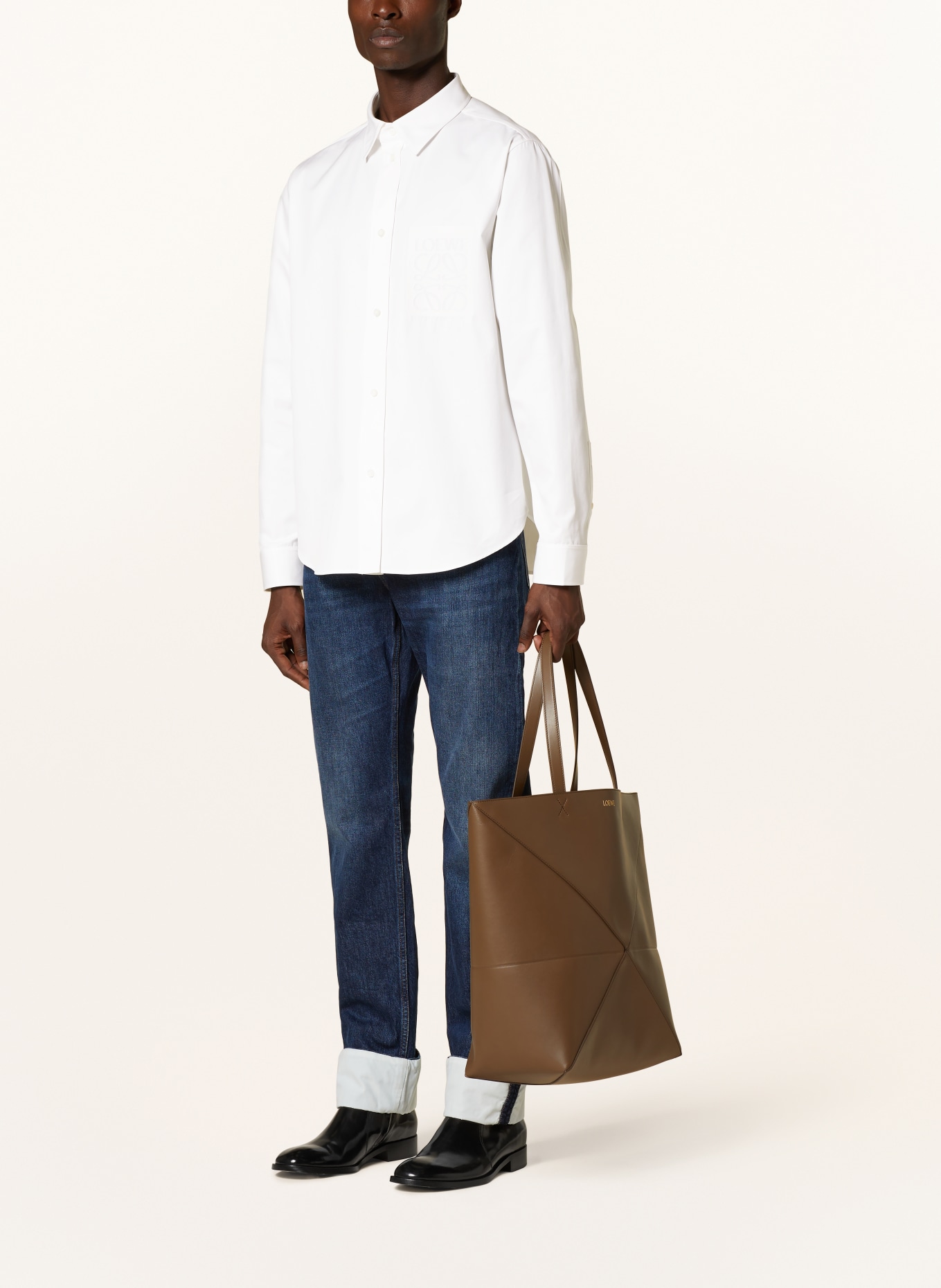 LOEWE Shirt comfort fit, Color: WHITE (Image 2)