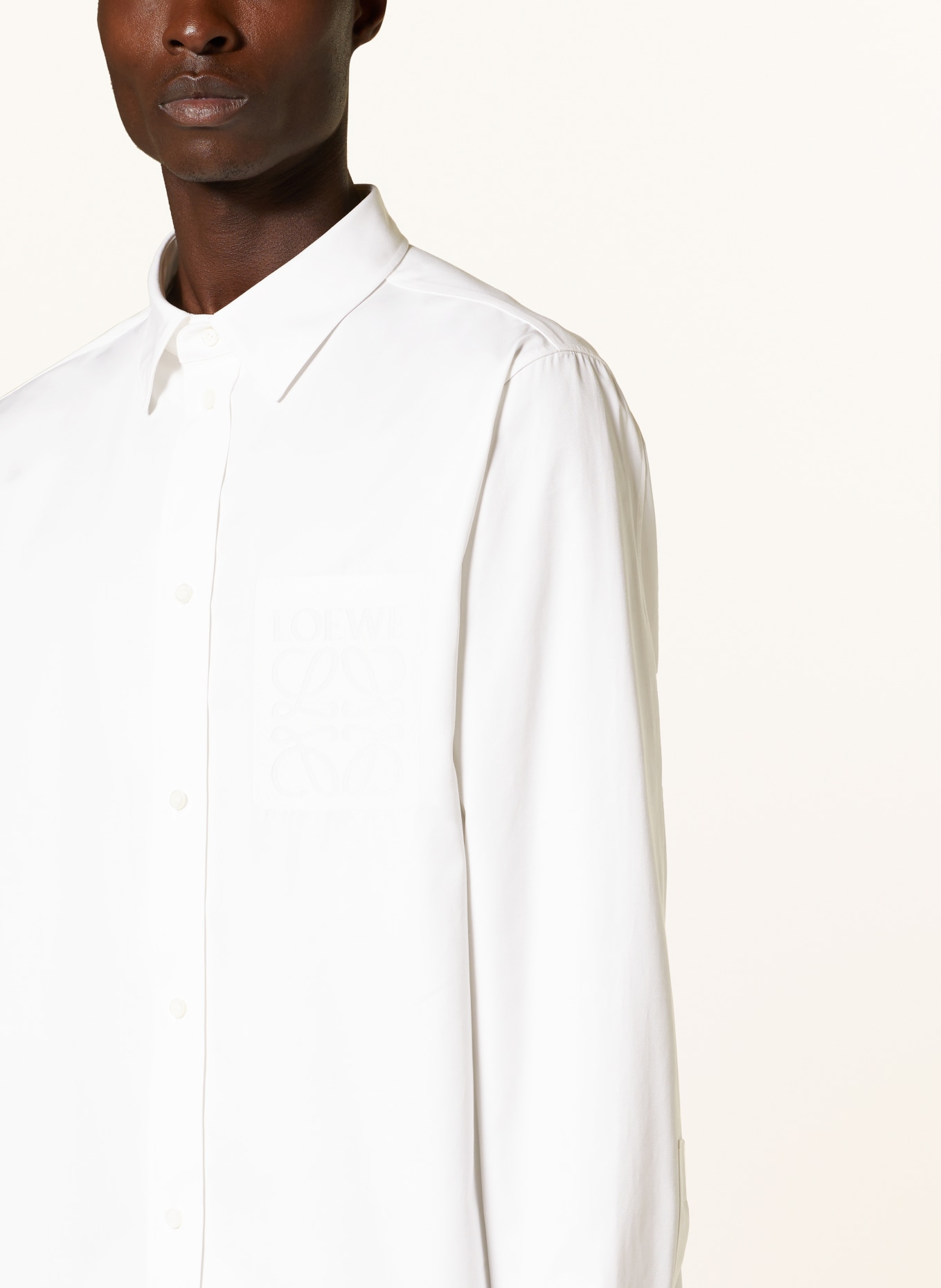 LOEWE Shirt comfort fit, Color: WHITE (Image 4)