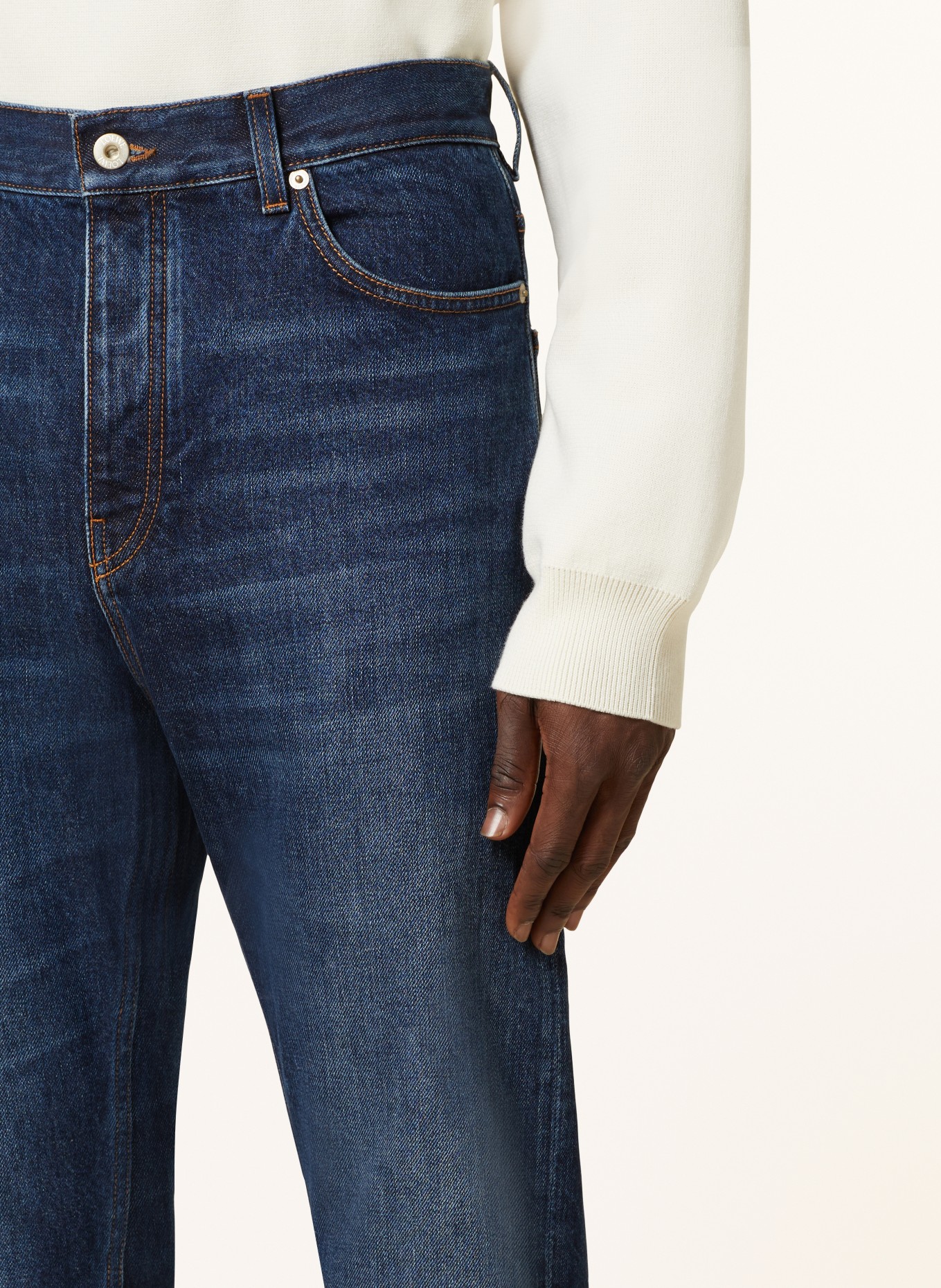 LOEWE Jeans FISHERMAN TURN UP Regular Fit, Farbe: 8383 WASHED INDIGO (Bild 5)