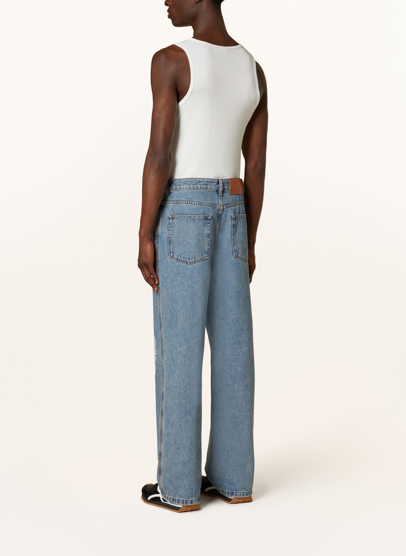LOEWE Jeans ANAGRAM baggy fit, Color: 5475 MID BLUE DENIM (Image 3)