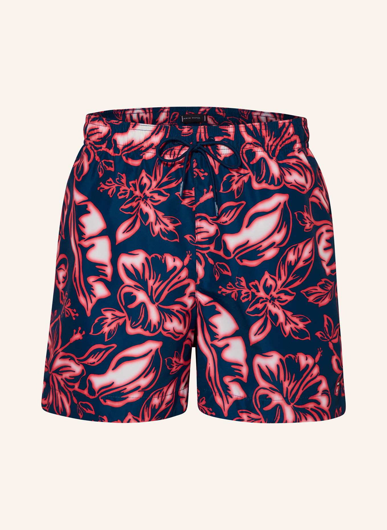 TOMMY HILFIGER Swim shorts, Color: DARK BLUE/ PINK (Image 1)